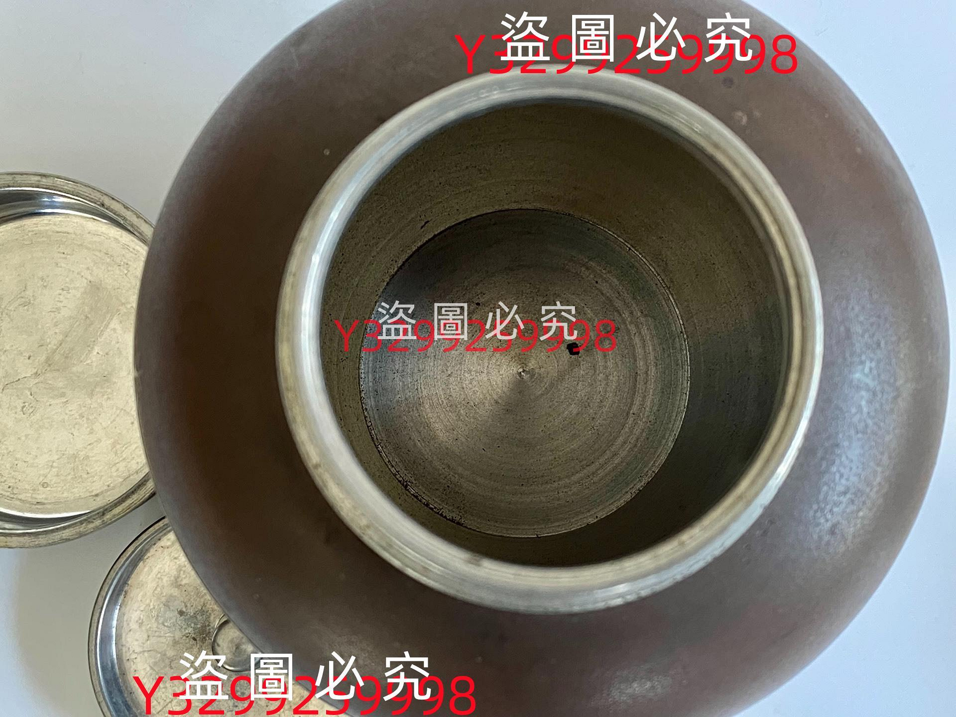 日本茶道具古錫美名堂造502g松枝不詩文大號錫罐錫壺茶棗罐作古玩收藏老