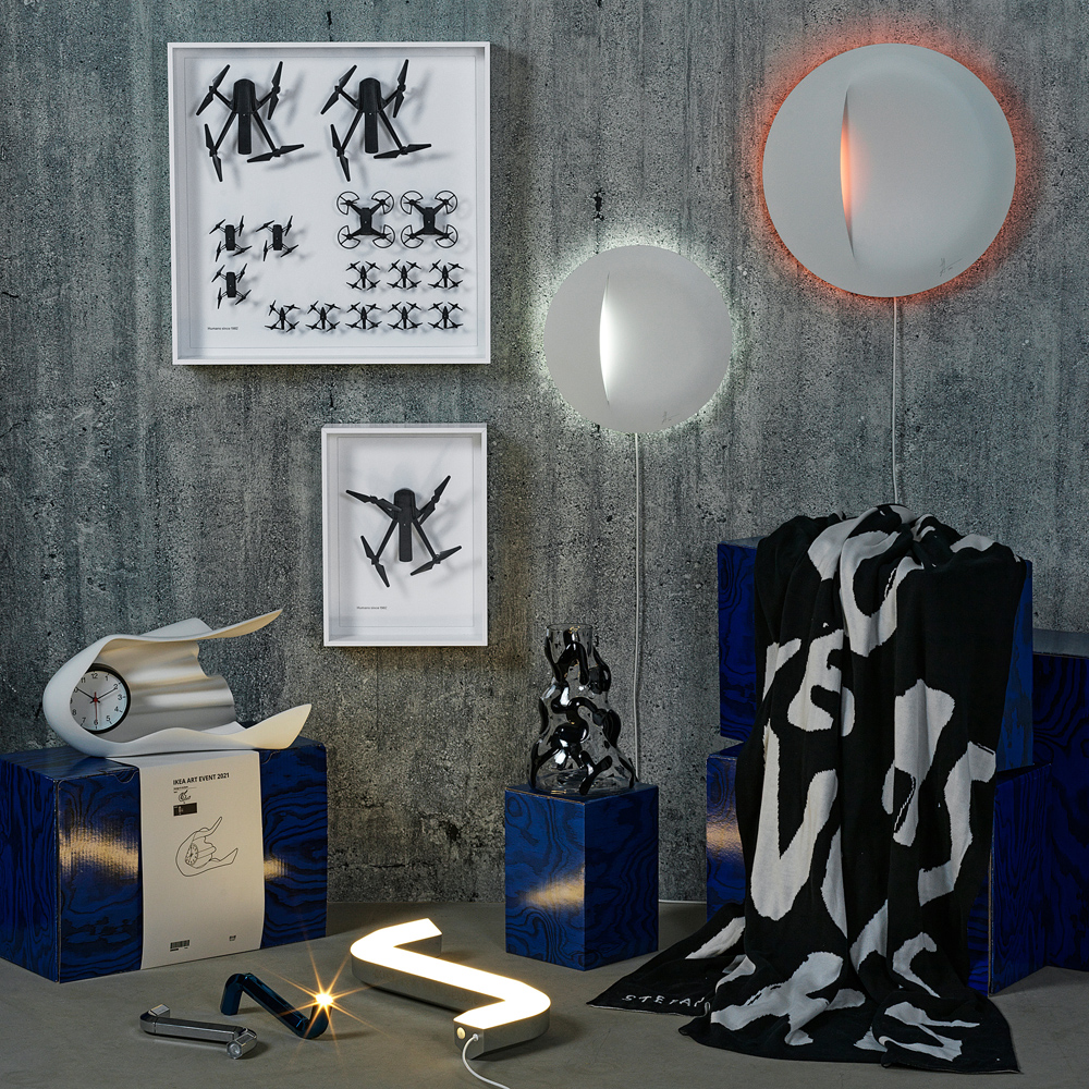 IKEA ART EVENT 2021 Led桌燈六角扳手形銀色(kaws 小泉悟奈良美智
