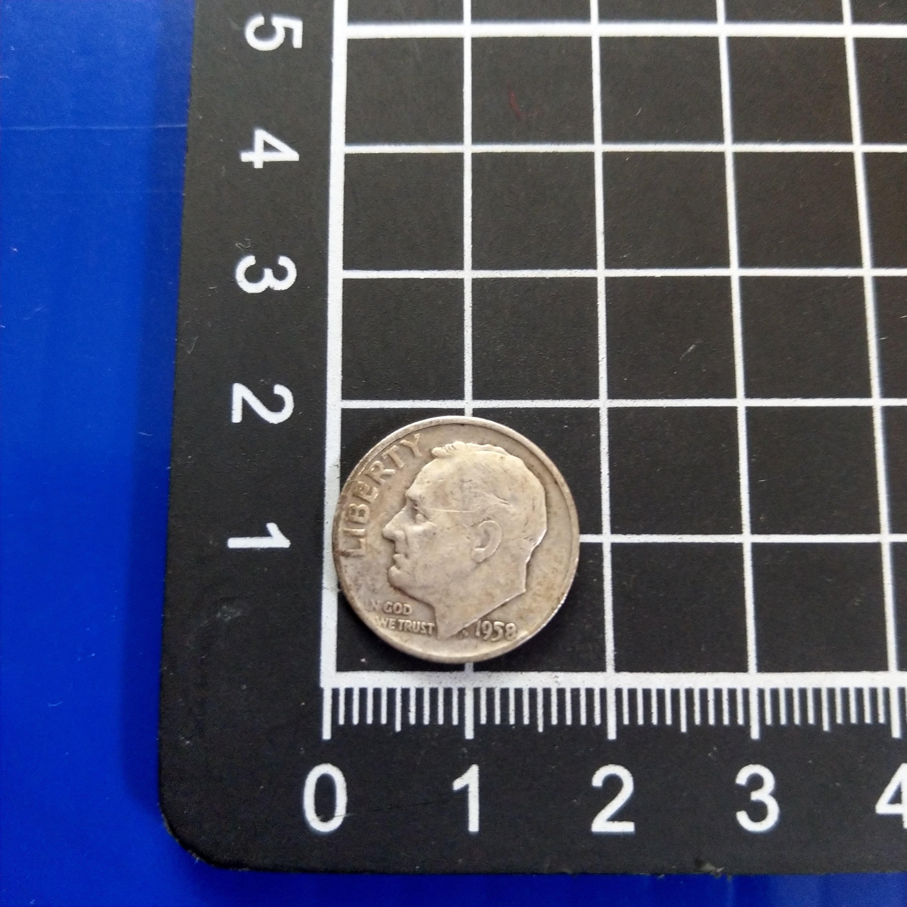 大三元】#3-10美國錢幣-1958年(美金.美元)羅斯福總統一角銀幣~ONE DIME | Yahoo拍賣