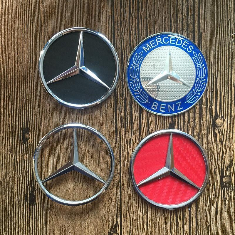 免運BENZ 賓士 碳纖紋 方向盤標 車貼 方向盤 氣囊標 車標 w124 W211 w220 W203 W210