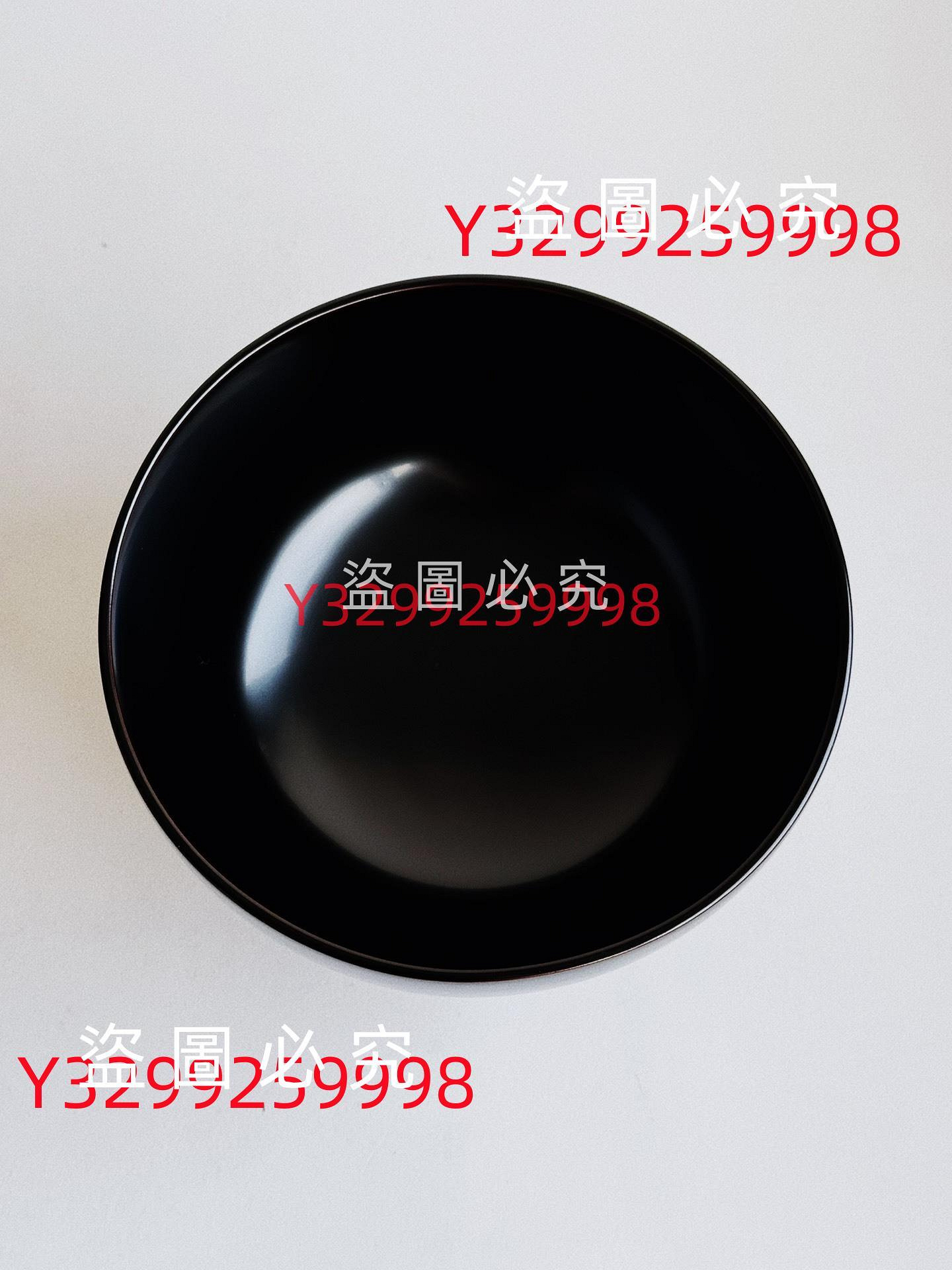 日本漆器作家｜山本英明面碗溜塗越前漆器木胎大漆産地：日本尺寸古董