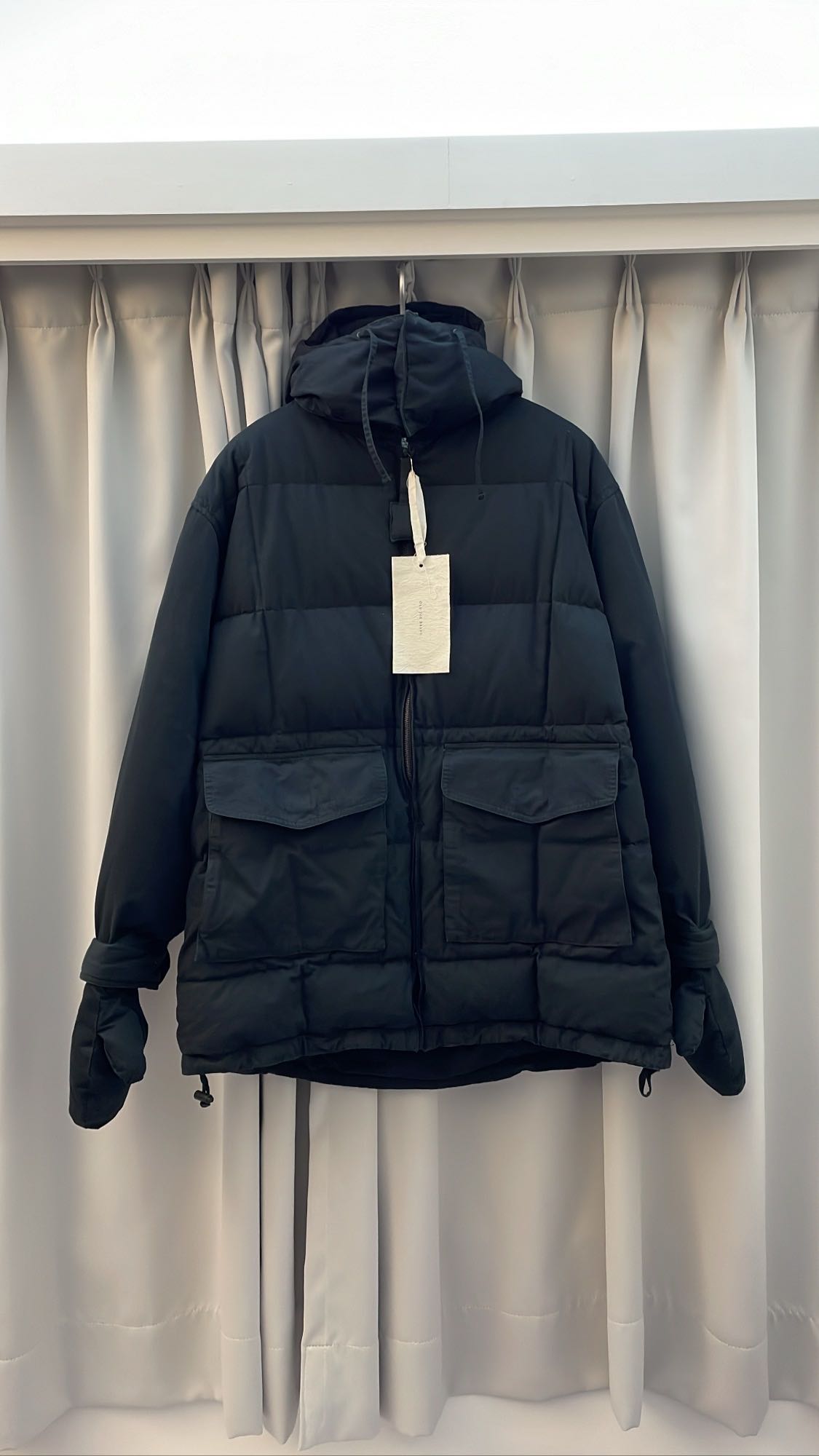 ジャケット・アウター OLD JOE PATINA ALPINE DOWN COAT BLACK 38 OLD JOE - PATINA ALPINE DOWN COAT - BLACK – PHAETON
