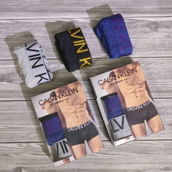 (PSM街頭潮流選)現貨CALVIN KLEIN 正品公司貨 1981冰絲萊卡男四角內褲三入組