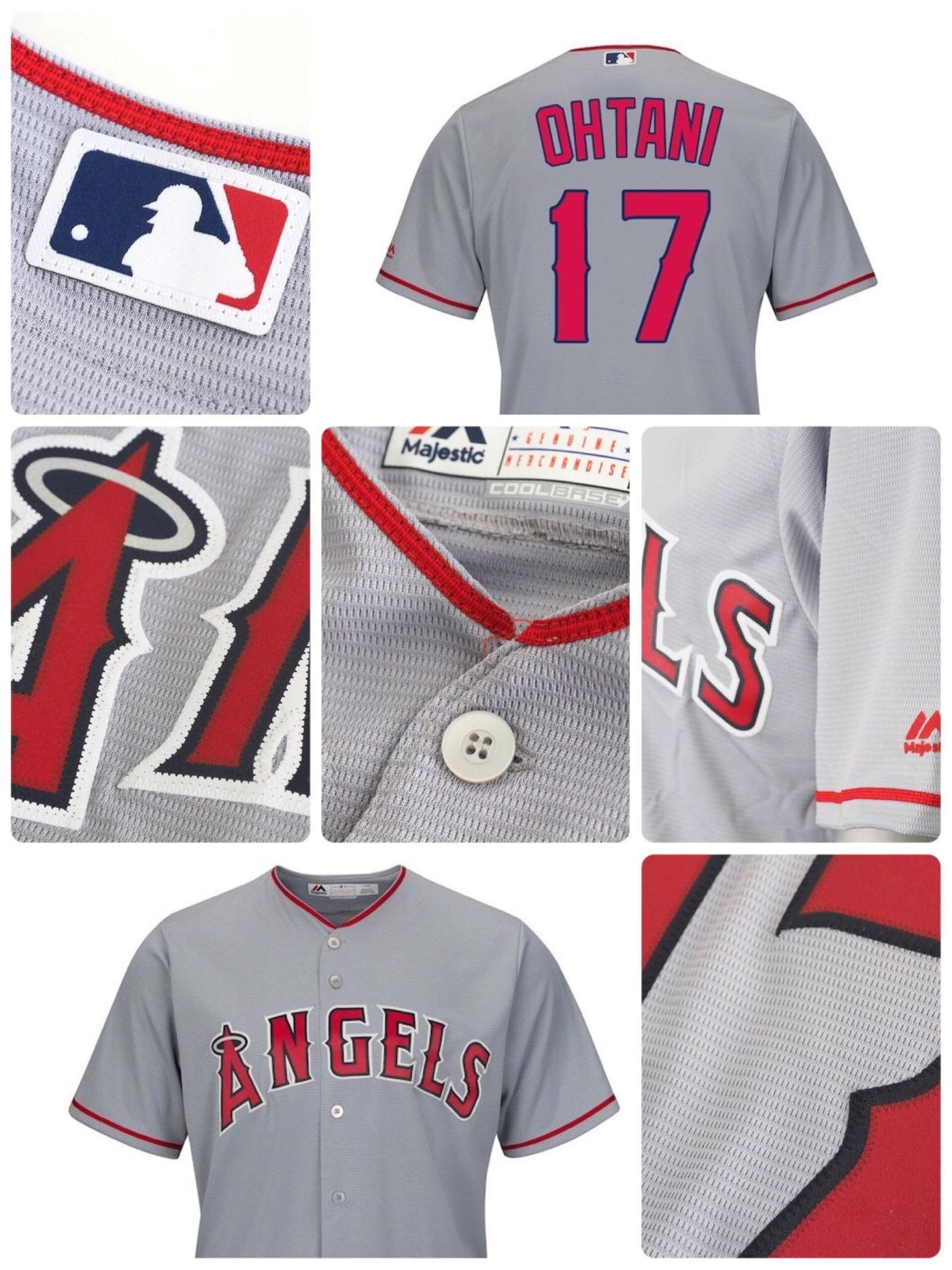 MLB Los Angles 大谷翔平復刻版球衣Majestic製| Yahoo拍賣