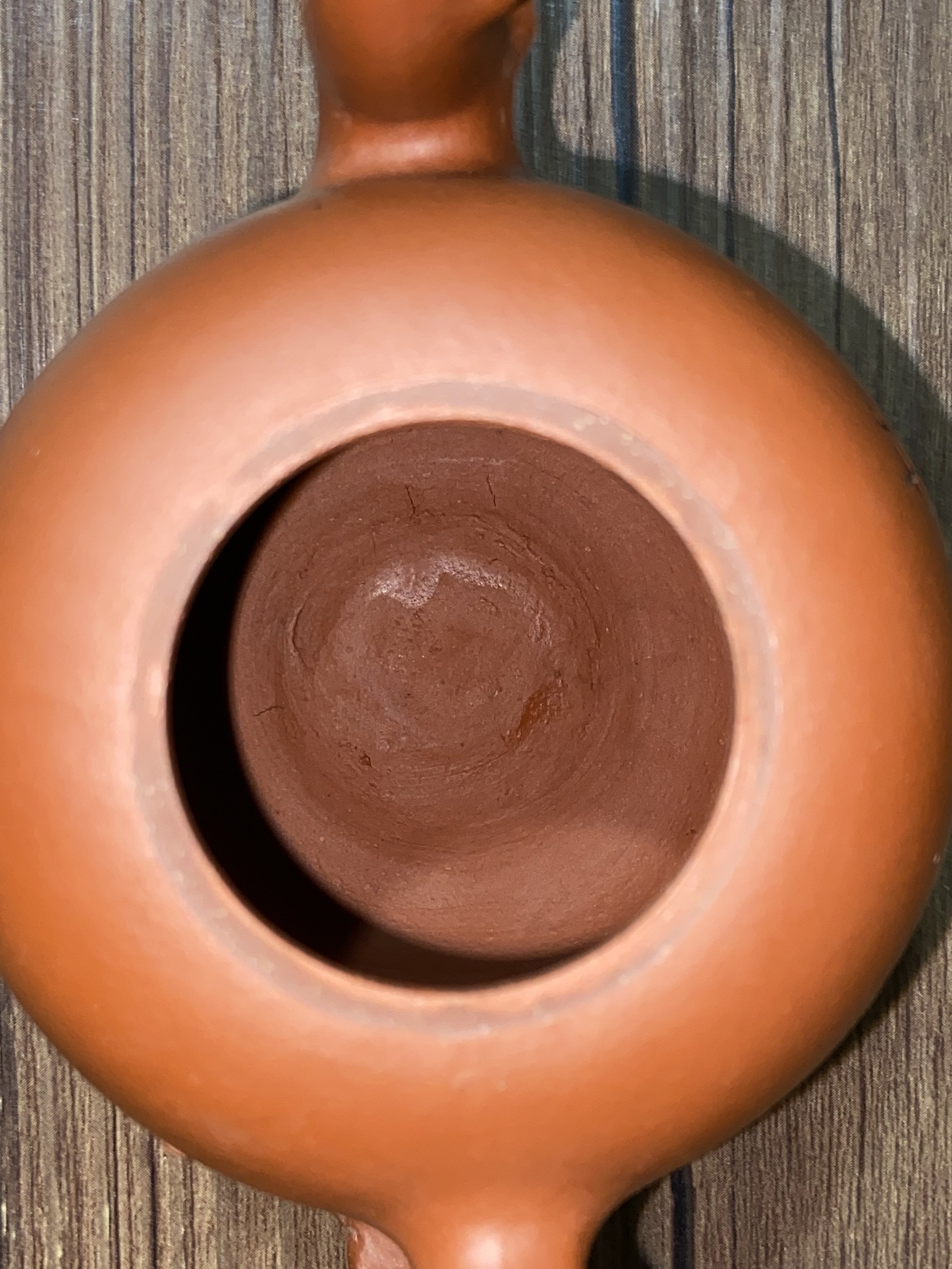 楓香堂= 宜興紫砂壺紅泥木瓜壺二廠尹紅芬款石生刻字| Yahoo拍賣