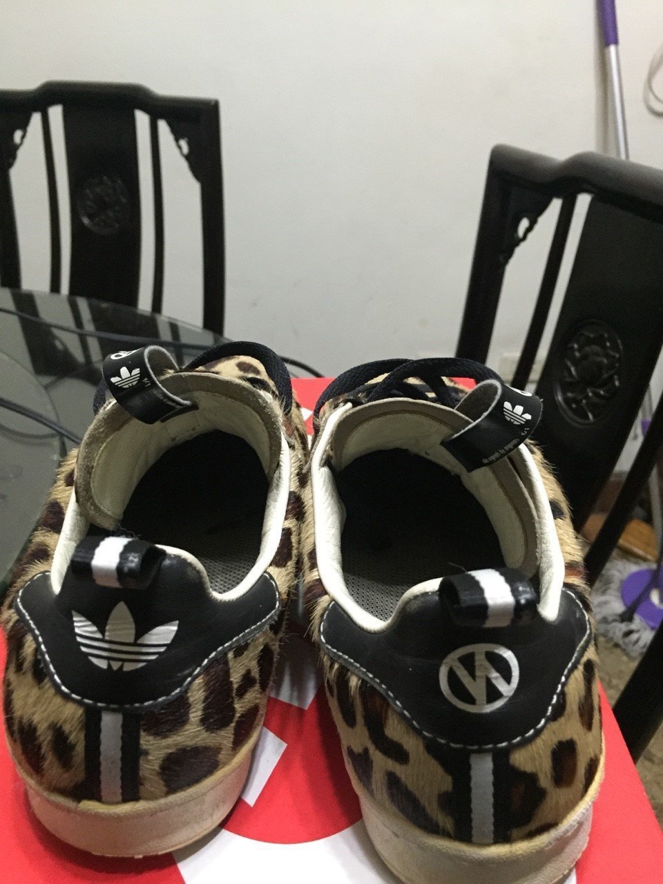ADIDAS x KAZUKI ObyO Vulcanized Boot Fur 倉石一樹豹紋低筒US10.5
