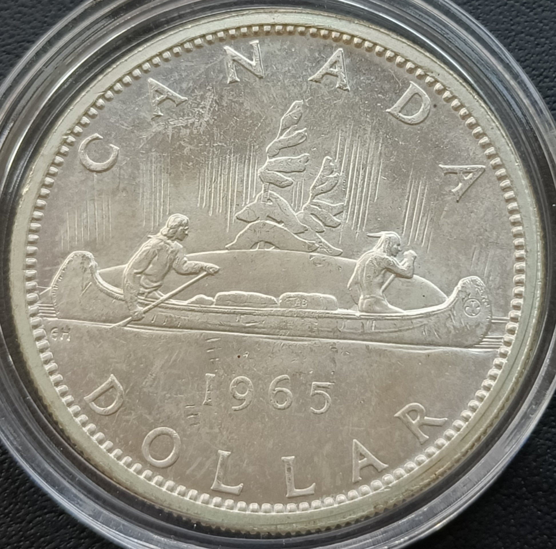 加拿大伊利莎白二世1965年1元銀幣(80%銀) 1888 | Yahoo拍賣