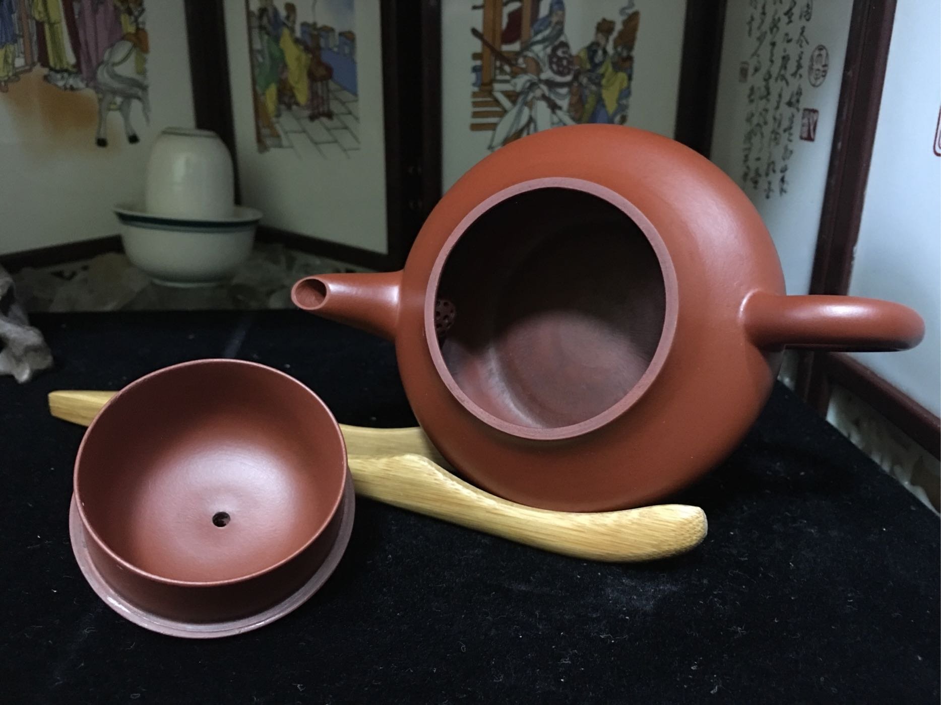 中国美術 朱泥 極上細密彫 鶏置物 高31.6cm 蒋朕君紫砂雕塑工作