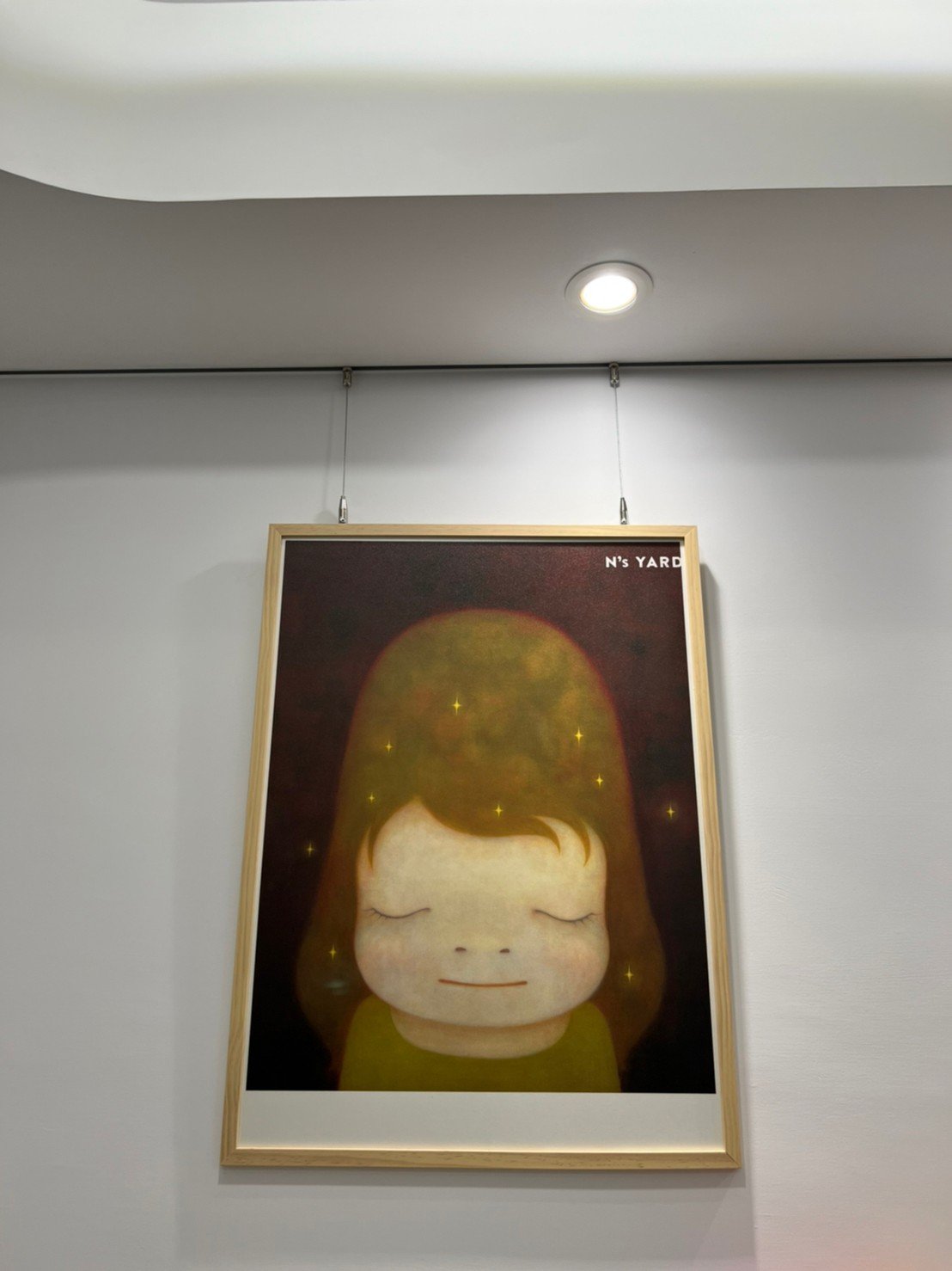 絶版　奈良美智　ポスター　The Little Star Dweller　B2 奈良美智 N's Yard 限定ポスター 「The Little Star Dweller