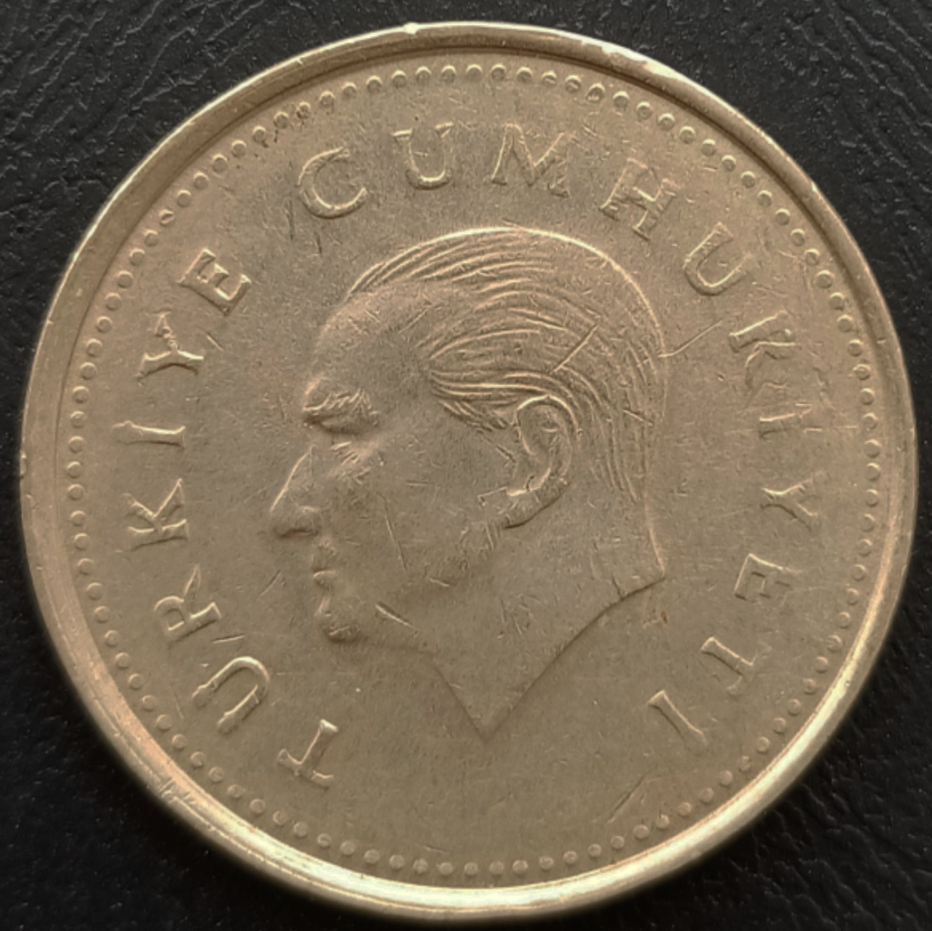 土耳其1990年凱末爾(土耳其之父) 1000里拉鎳幣1394 | Yahoo拍賣