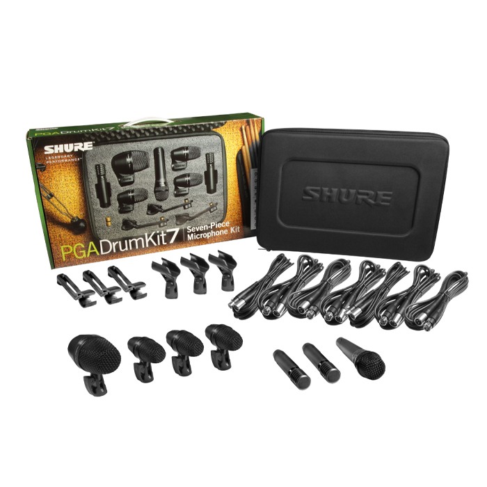民揚樂器】Shure PGADRUMKIT7 爵士鼓收音麥克風組鼓組麥克風專業用爵士