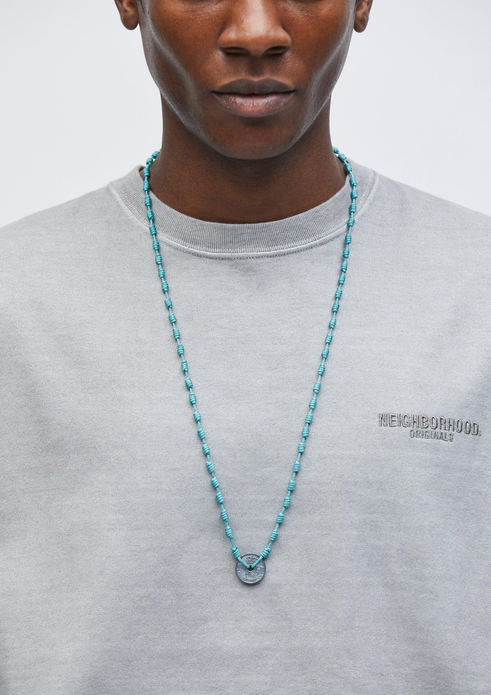 美品NEIGHBORHOOD CORD COIN NECKLACE  NEIGHBORHOOD - Cord Coin Necklace | HBX