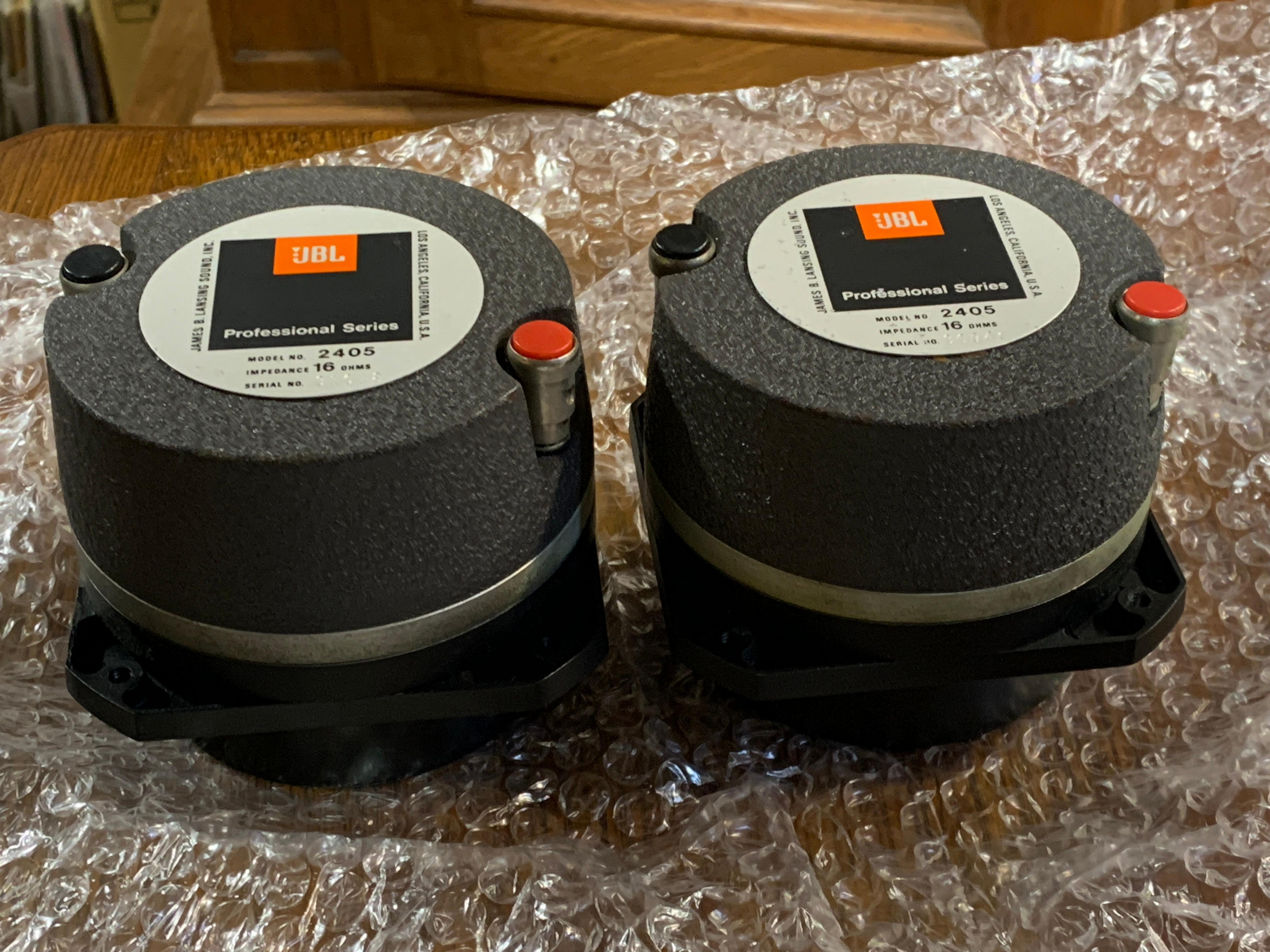 JBL 2405 H スピーカーペア。 JBL 2405 スピーカーペア JBL 2405