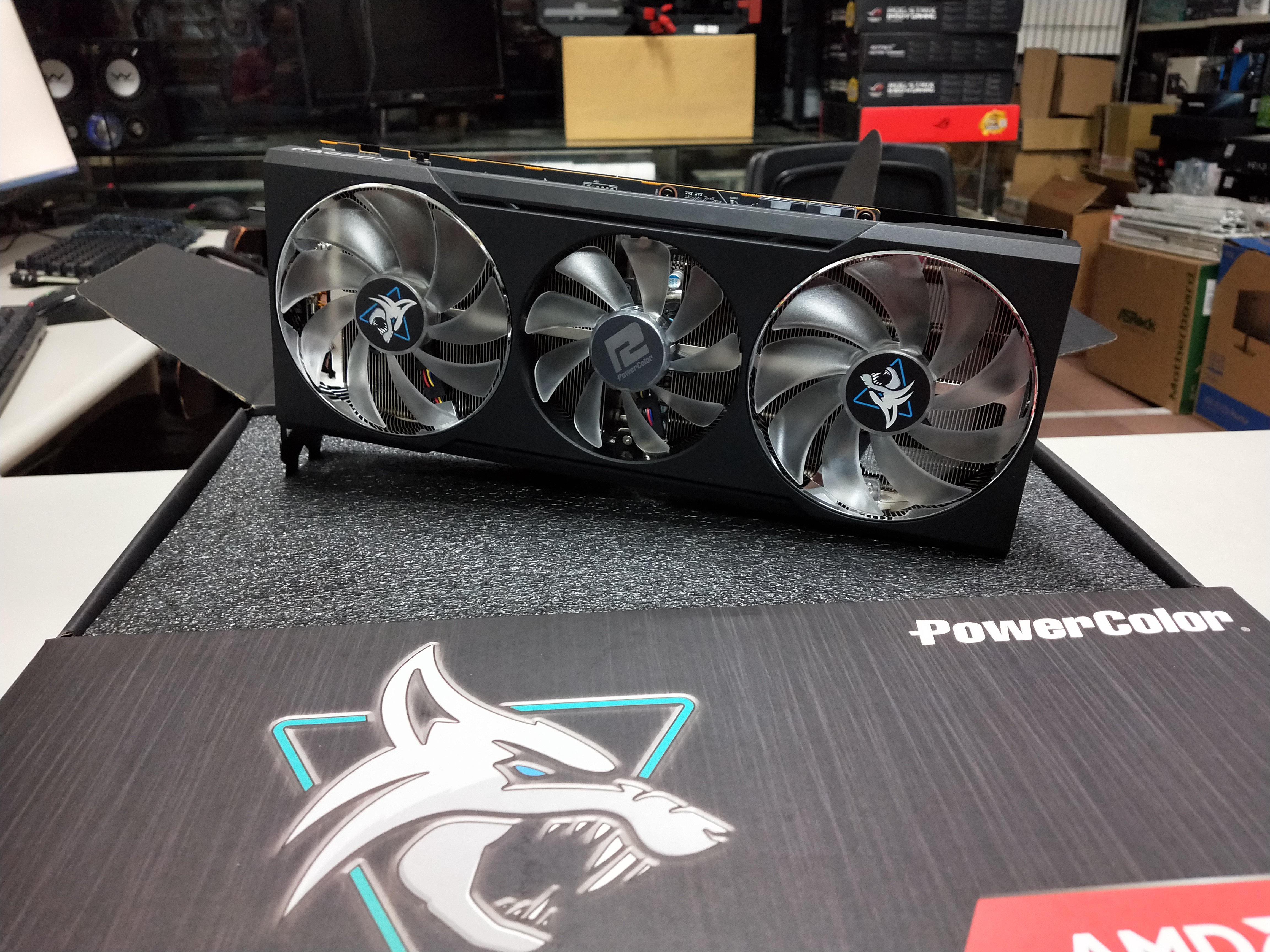 聯嘉資訊撼訊RX 6700 XT Hellhound LED 12G GDDR6 192bit暗黑犬