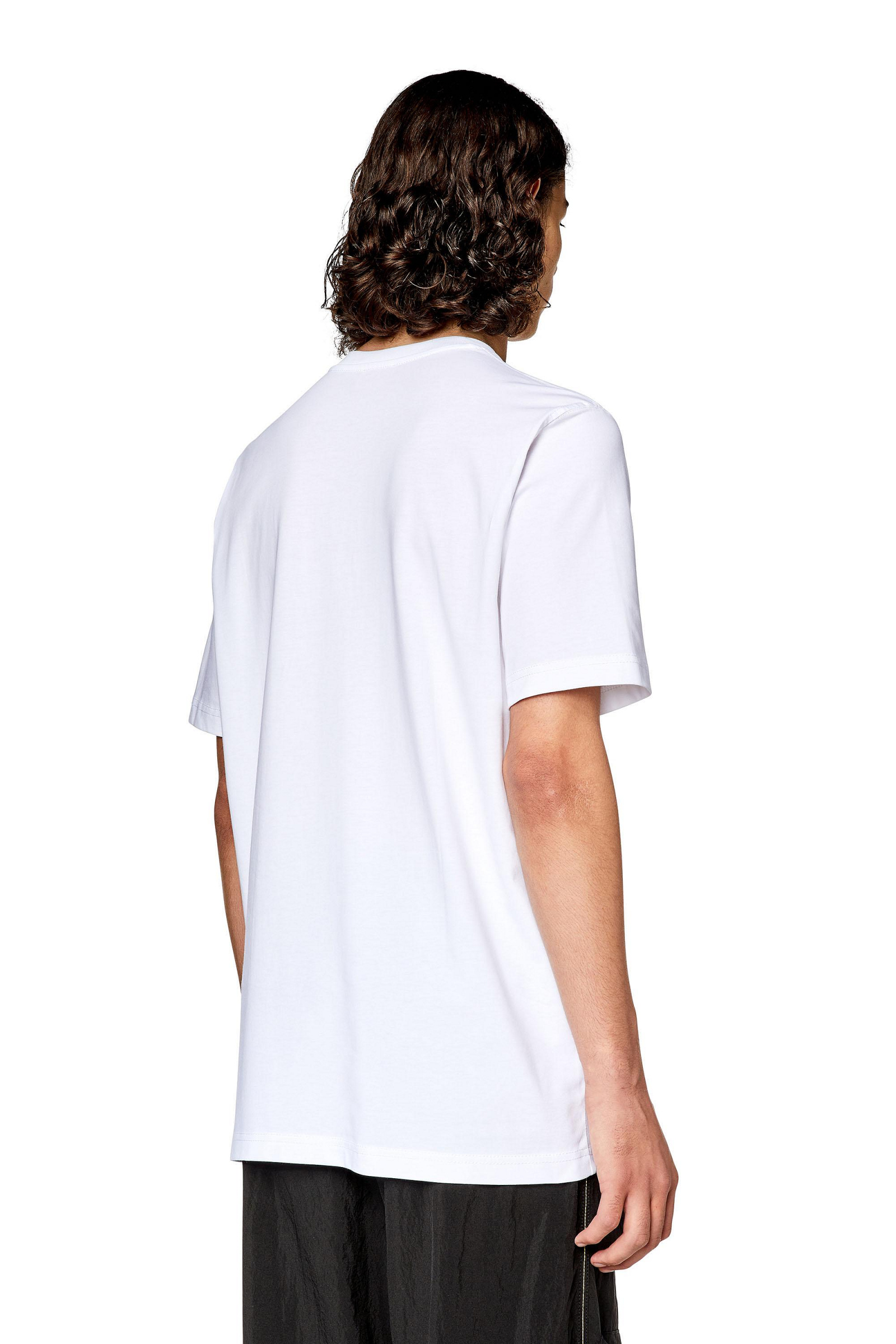 DIESEL 23FW T-JUST-L13 MAGLIETTA白色短袖Logo T-SHIRT 白色 DIESEL 23FW T-JUST-L13 MAGLIETTA白色短袖Logo T-SHIRT 白色