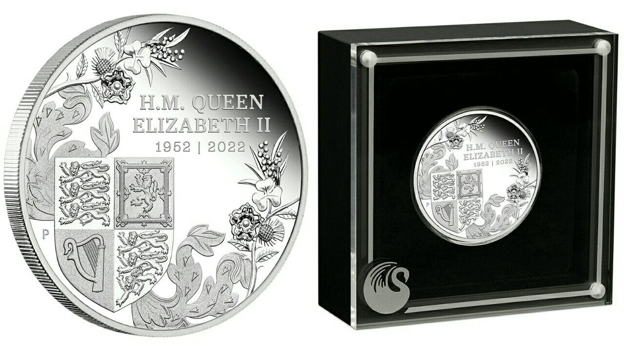 售價4500元~英女王登基70週年紀念銀幣| Yahoo拍賣