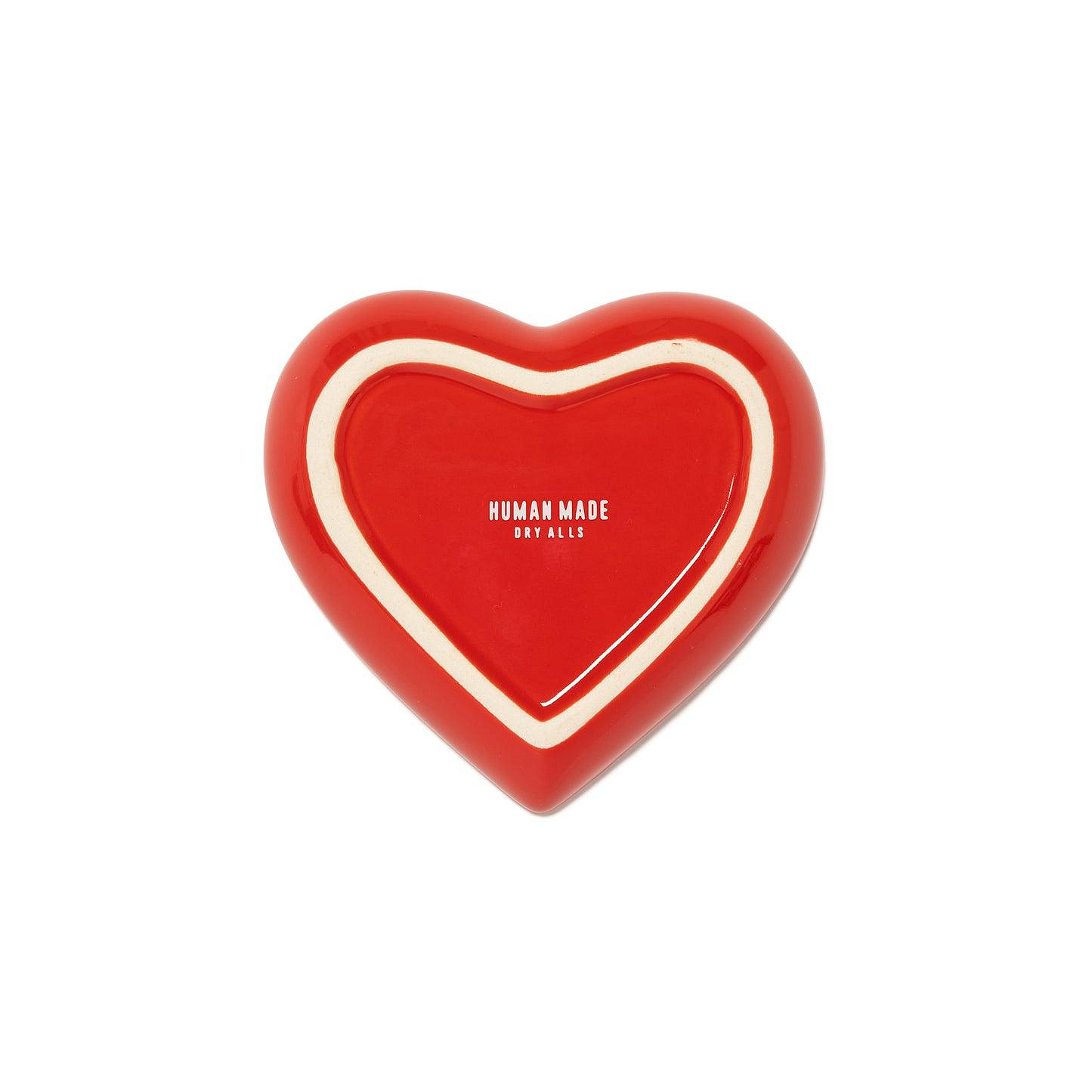 日貨代購CITY】2023AW HUMAN MADE HEART CERAMICS TRAY 盤子2色