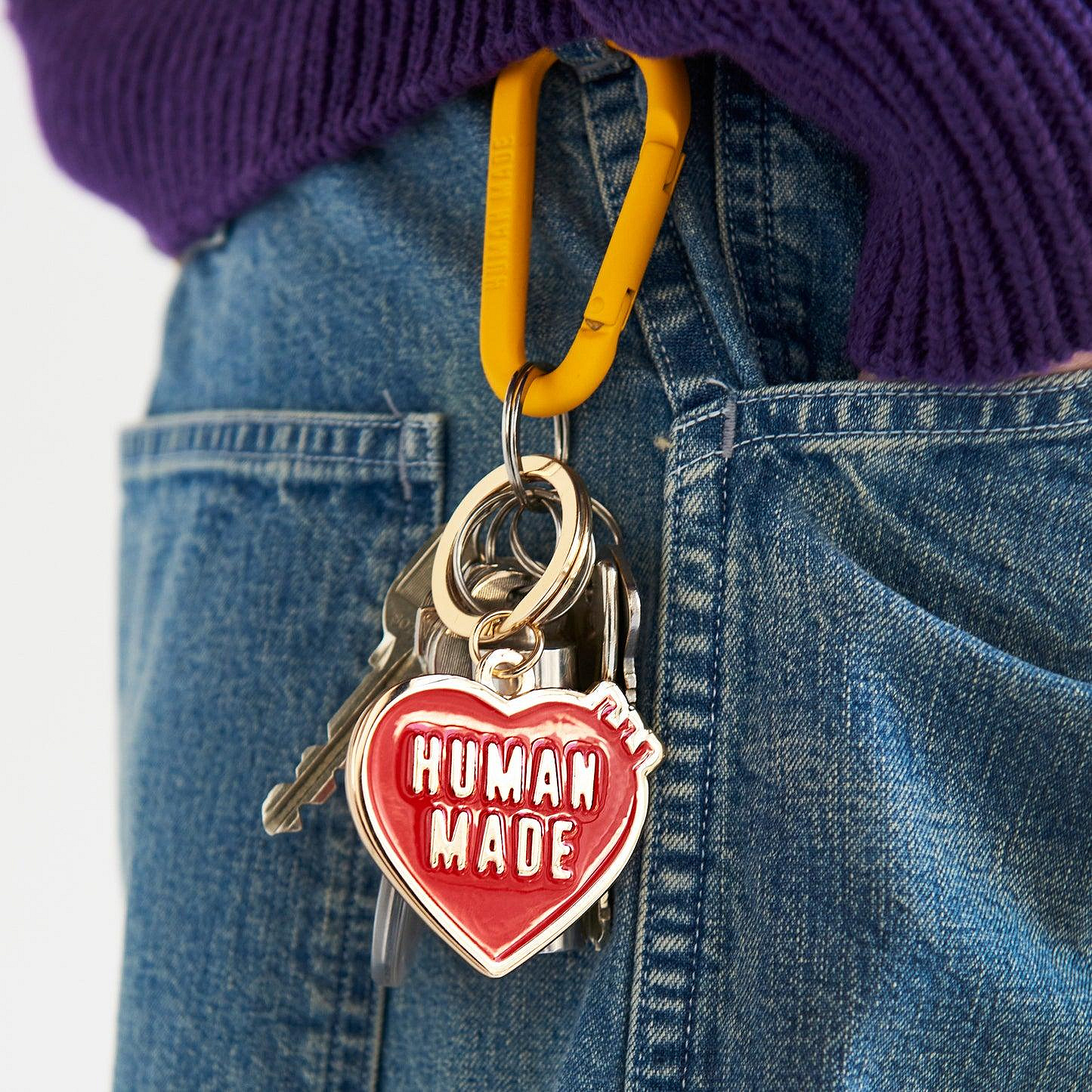 小物 Human Made GDC HEART KEY CHARM HUMAN MADE × Girls Don't Cry collaboration Heart Key Chain