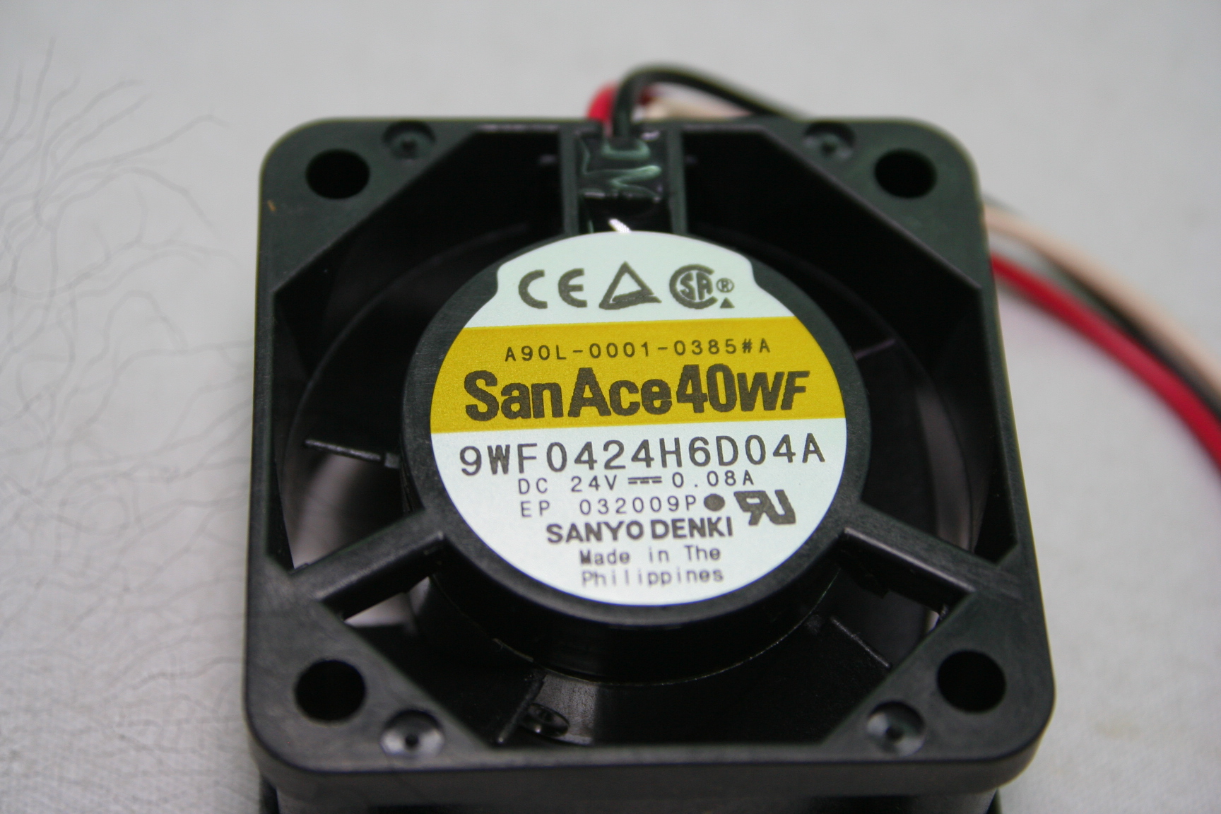 Black Drive Fan San Ace 40WF 9WF0424F6D03 24 V 0.076AMP, Model Name/Number: A90L-0001-0507#A, Size: 40 X 40 X 20 at ₹ 1500/piece in Pune Black Drive Fan San Ace 40WF 9WF0424F6D03 24 V 0.076AMP, Model Name/Number: A90L-0001-0507#A, Size: 40 X 40 X 20 at ₹ 1500/piece in Pune