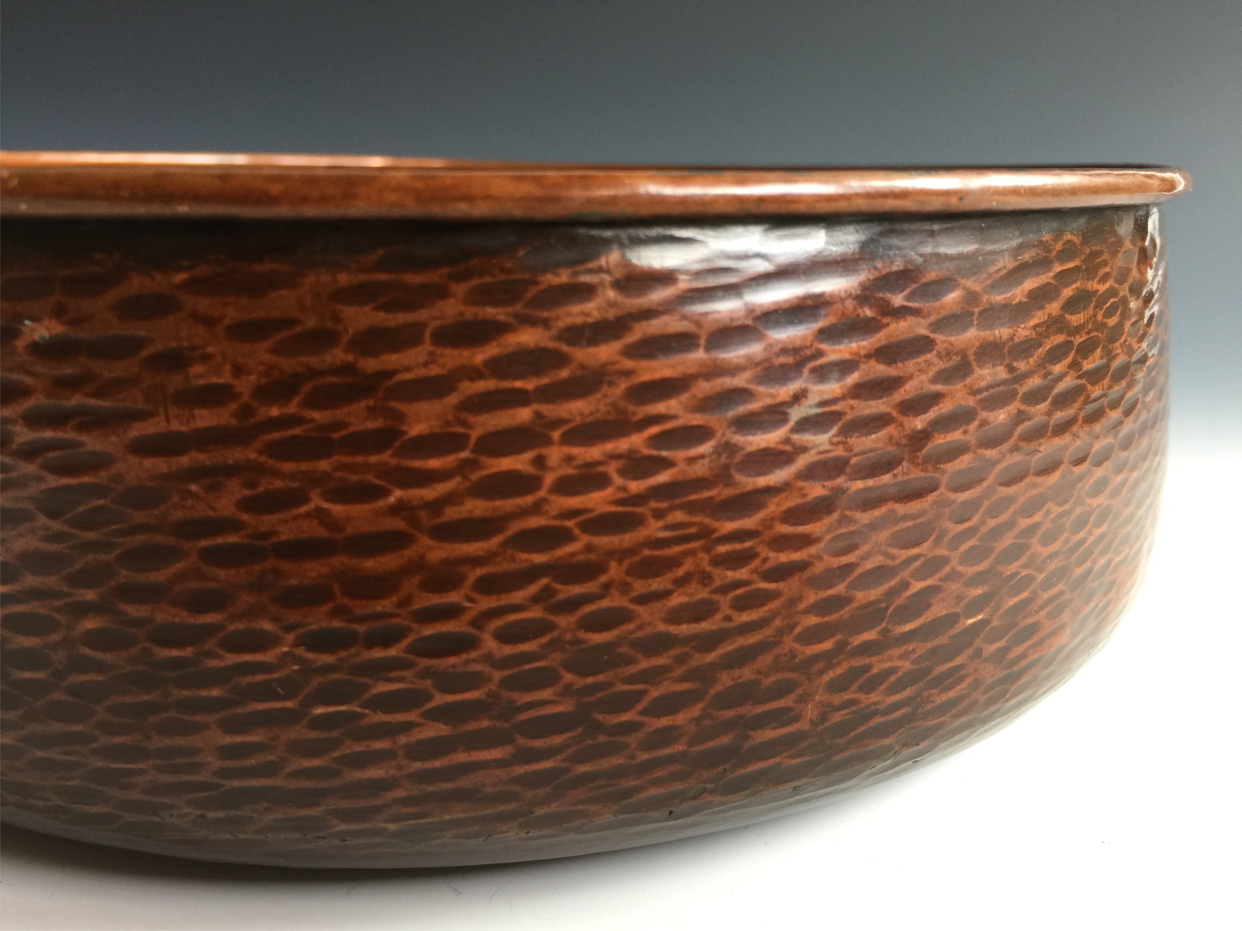 松果坊】日本金工造早期日本平口形銅建水茶灑水方鎚目肌沒有補不會漏水