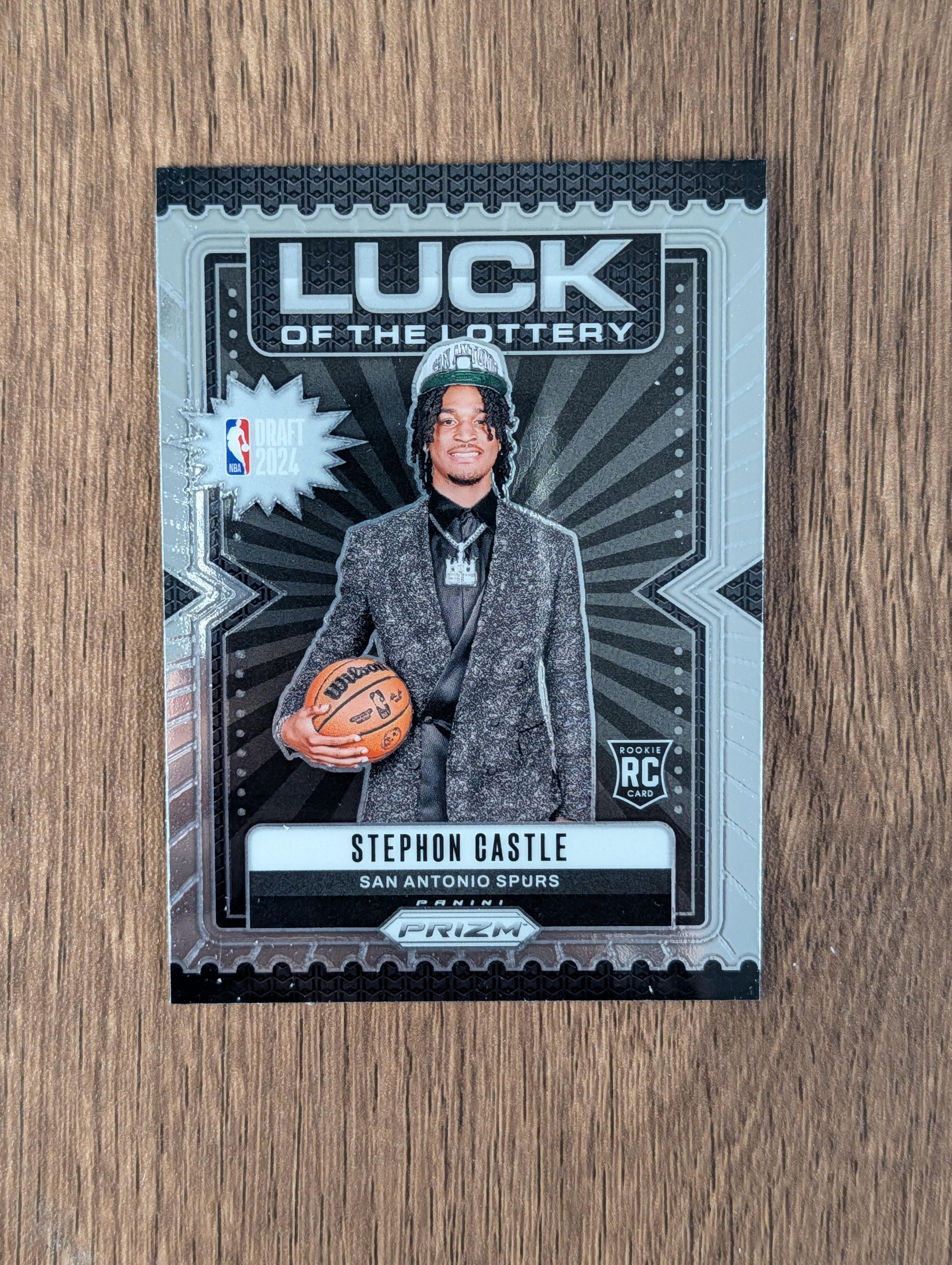 PRIZM LUCK OF THE LOTTERY Stephon Castle RC 新秀2024-25 109 