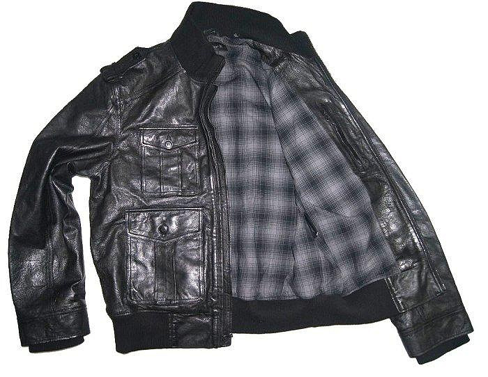 【原價2萬現貨M號】美國LEVIS CAPITAL E Leather Jacket A2牛皮立領騎士皮衣飛行夾克