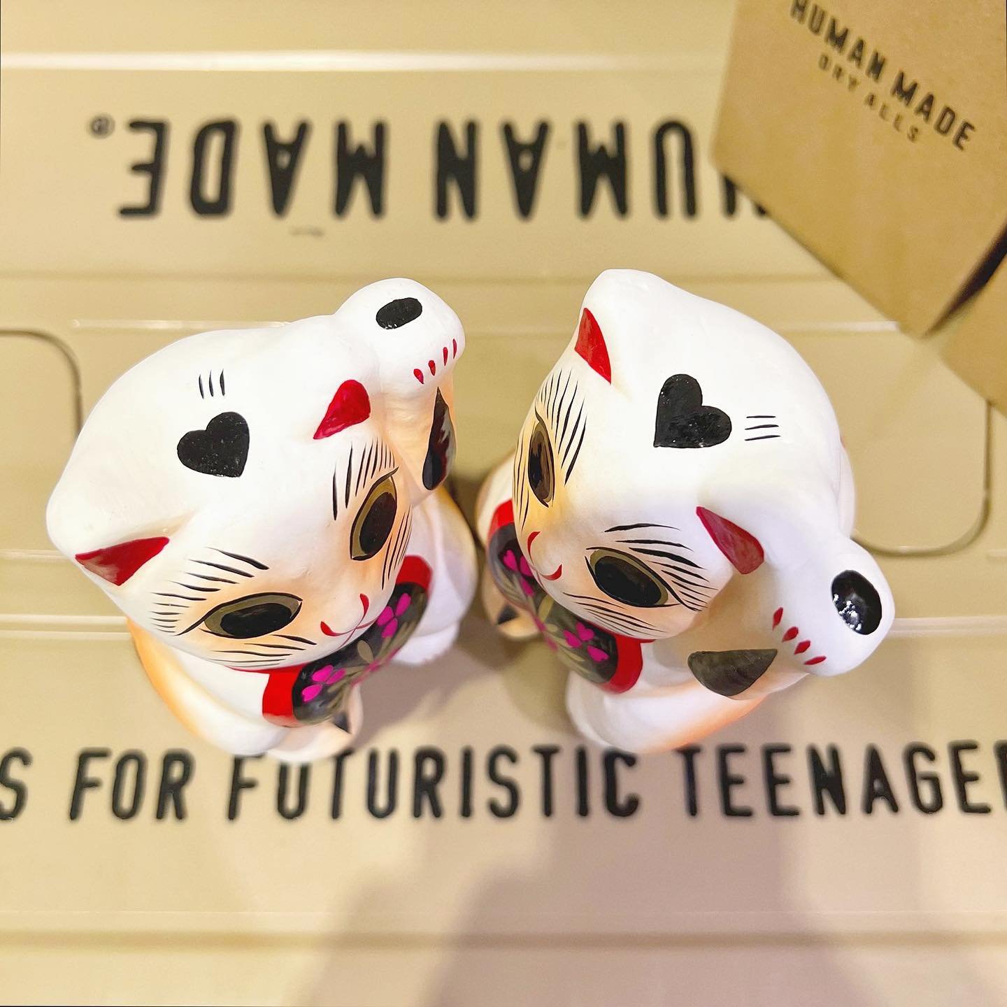希望商店】HUMAN MADE LUCKY CAT HARIKO FIGURE 22SS 人間製招財