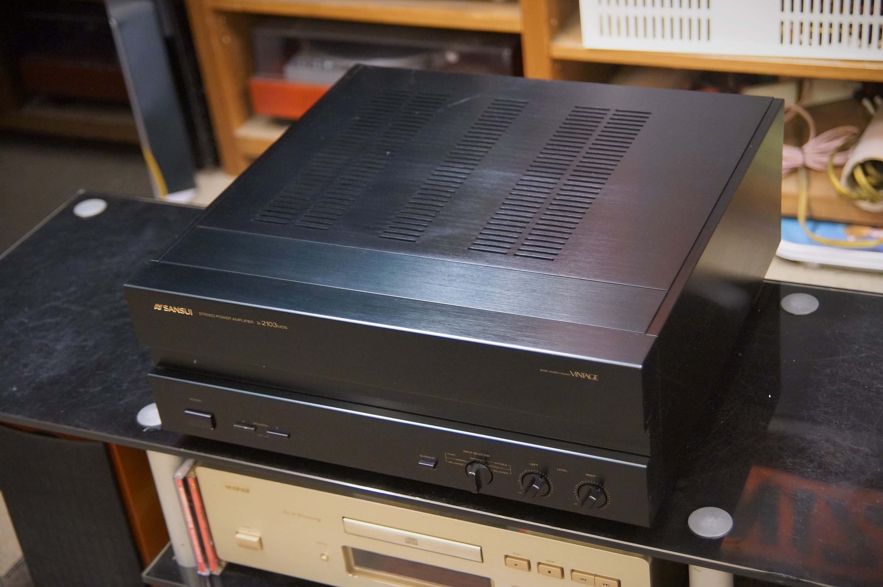 送料無料!!】SANSUI B-2103 MOS VINTAGE サンスイ ステレオパワー