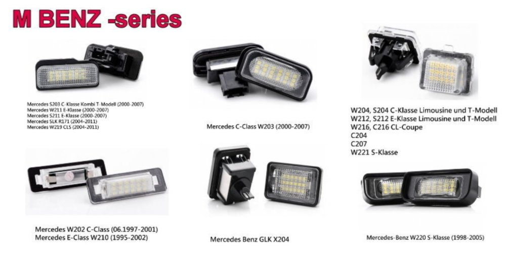 新店【阿勇的店】W211 W203 W204 W207 W216 W221 W212 GLK  W219 W202牌照燈