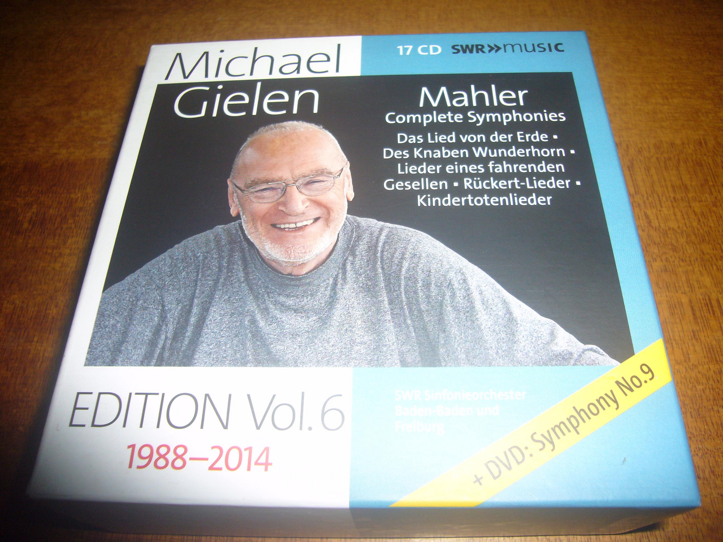 Michael Gielen Mahler 交響曲全集 17CD+DVD Gielen's Masterful Mahler Reissued | THE ART MUSIC LOUNGE