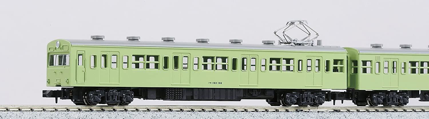現貨] KATO 10-037 通勤電車103系＜KOKUDEN-003 ウグイス＞ 3両