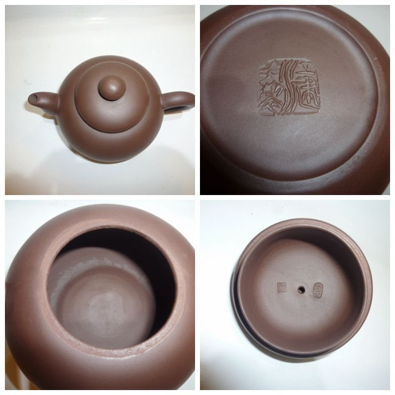 壺棧】茶壺.紫砂壺.朱泥壺.手拉坯壺/江建祥製/圓潤壺G0121