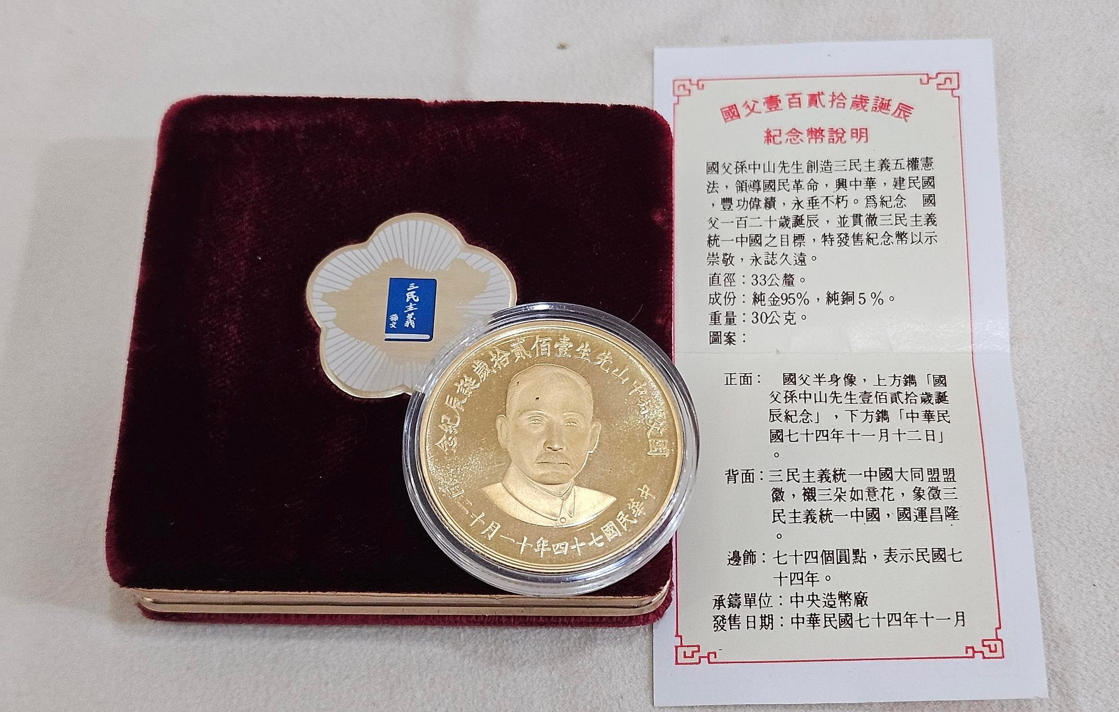 【希少】中国古銭 古銭 國父孫中山先生 百年誕辰記念 希少】中国古銭 古銭 國父孫中山先生 百年誕辰記念 579 貨幣セット