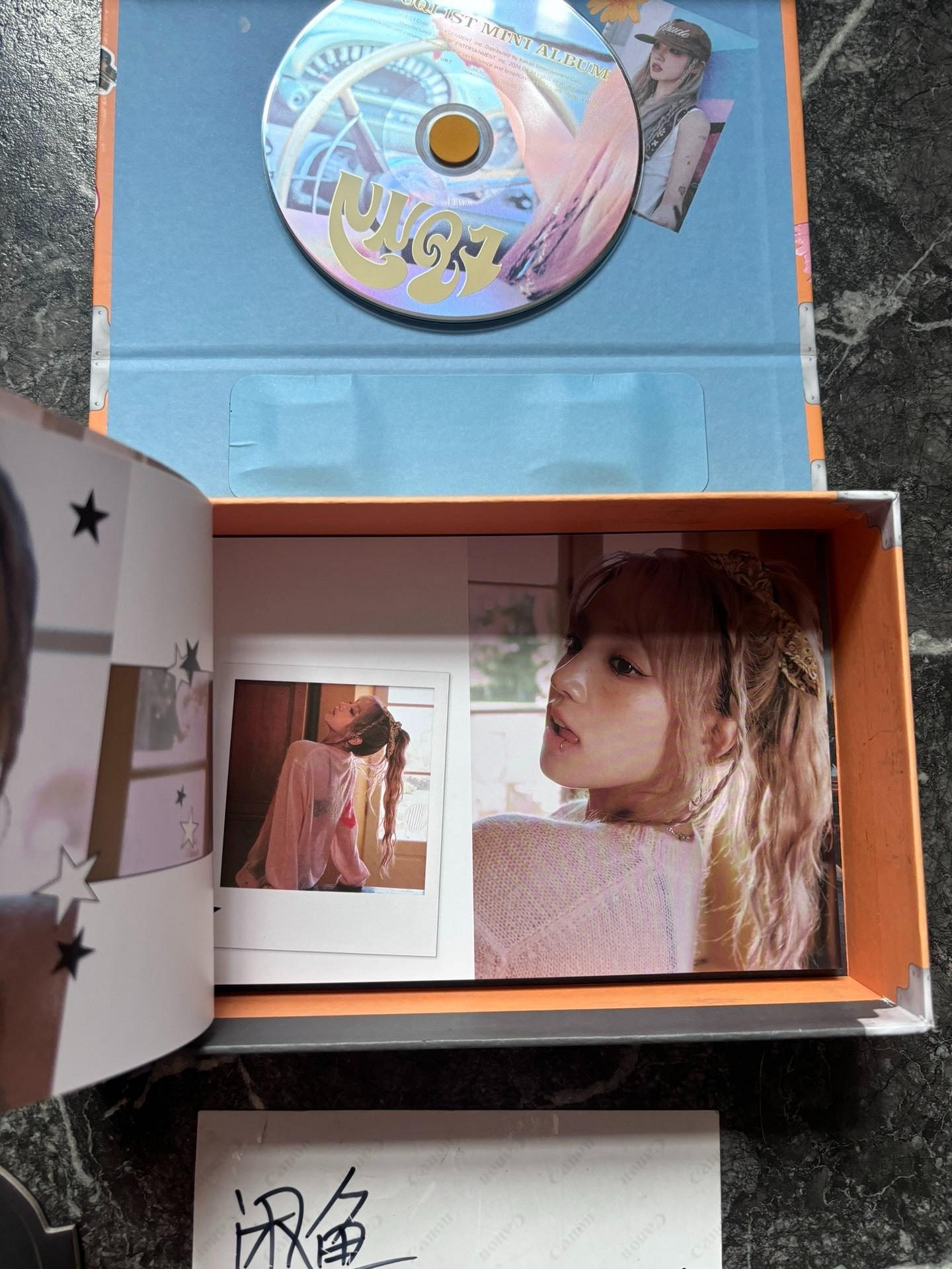 gidle 雨琦親筆簽名專輯yuq1 solo 宋雨琦親簽solo特別版僅拆中文簽琦lo