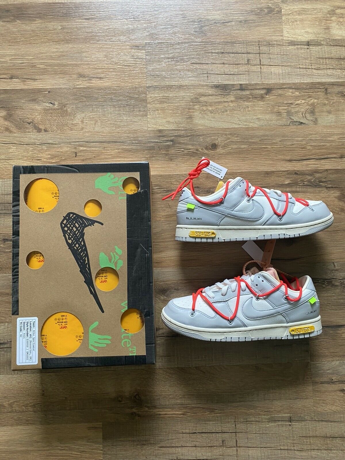 nike off white dunks lot 6