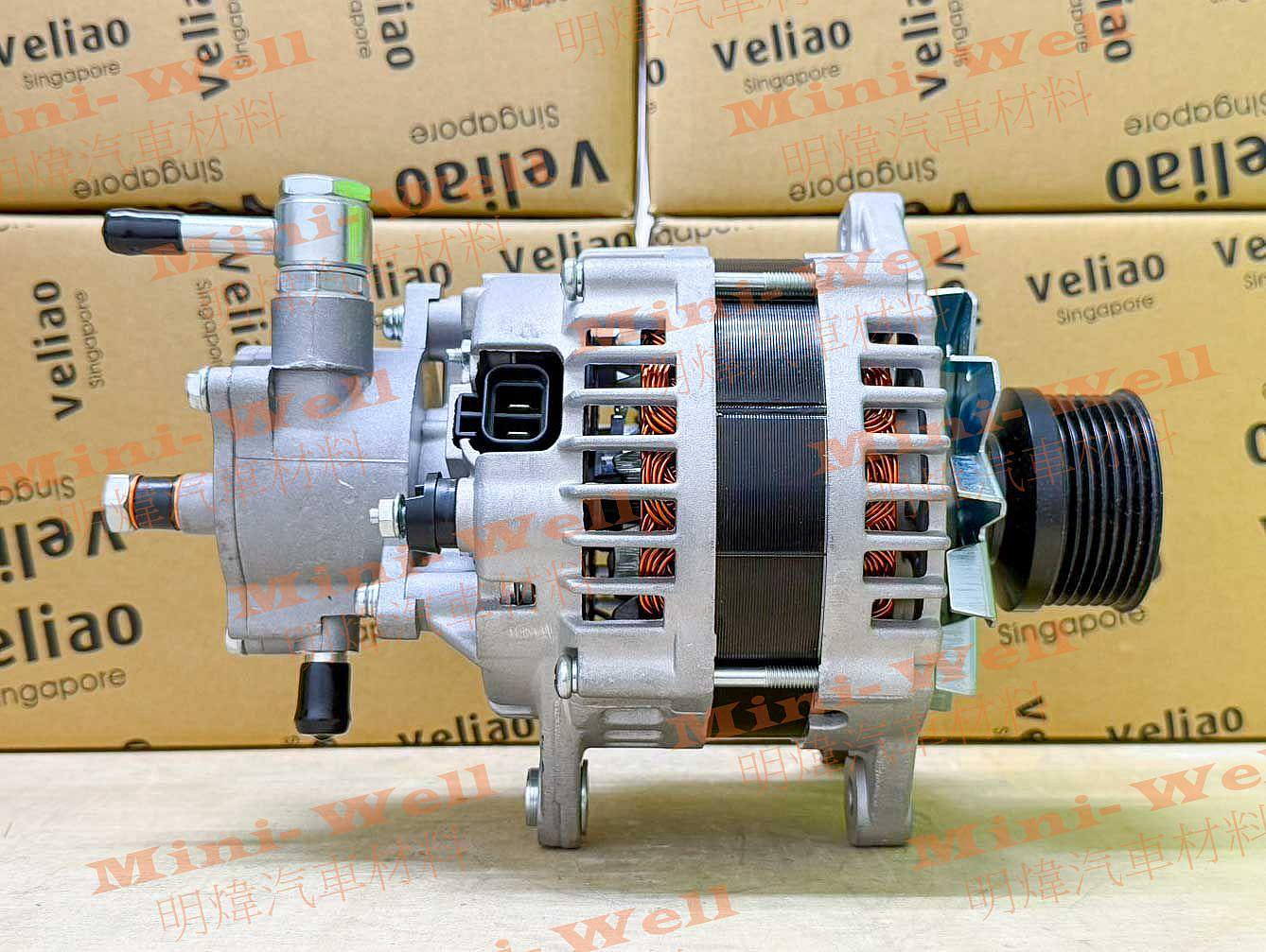 ※明煒汽車材料※五十鈴 ISUZU NQR,4HK1 幫浦(7PK+三角皮帶) 24V 80A 維利奧 全新品 發電機