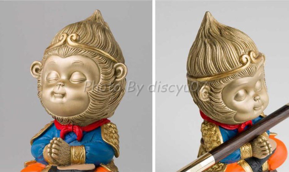 黃銅Q版彩繪孫悟空齊天大聖美猴王居家擺件裝飾擺飾| Yahoo拍賣
