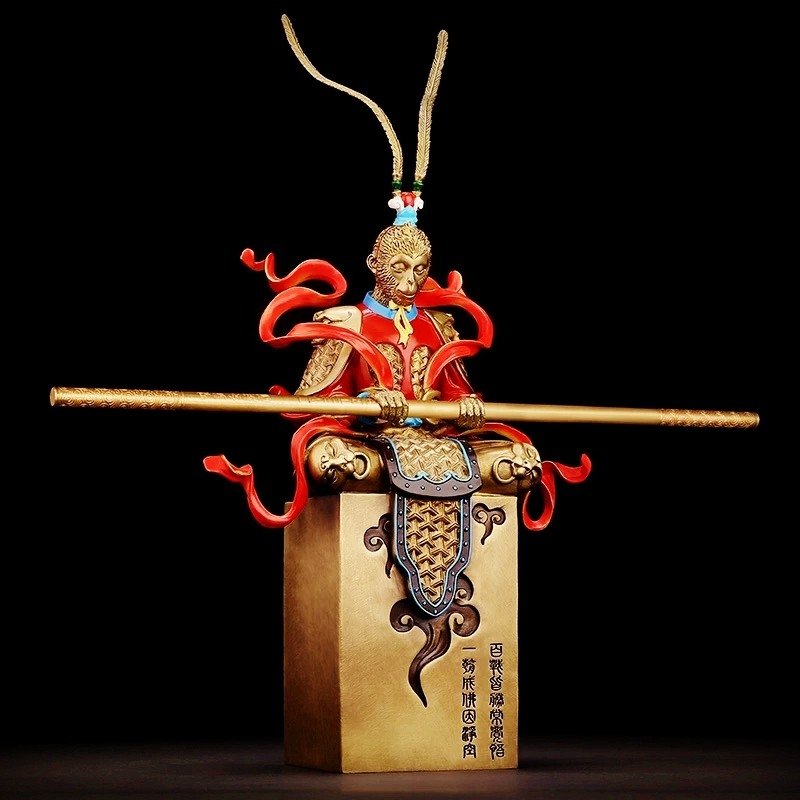 銅器 斉天大聖孫悟空銅像 美猴王神像 玄関 書架 茶台 客間 装飾品 工芸品置物 銅器 斉天大聖孫悟空銅像 美猴王神像 玄関 書架 茶台 客間 装飾品 工芸