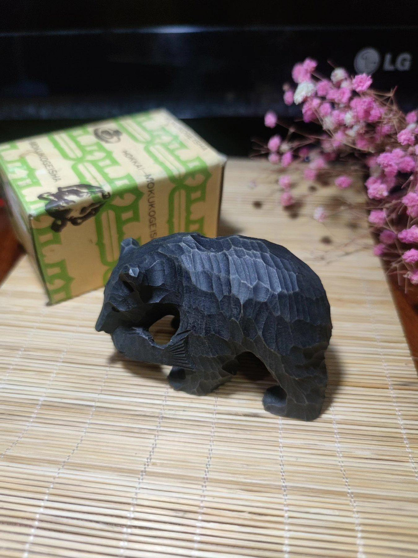 木雕擺件 老山檀一木雕生肖牛擺飾12.5cm