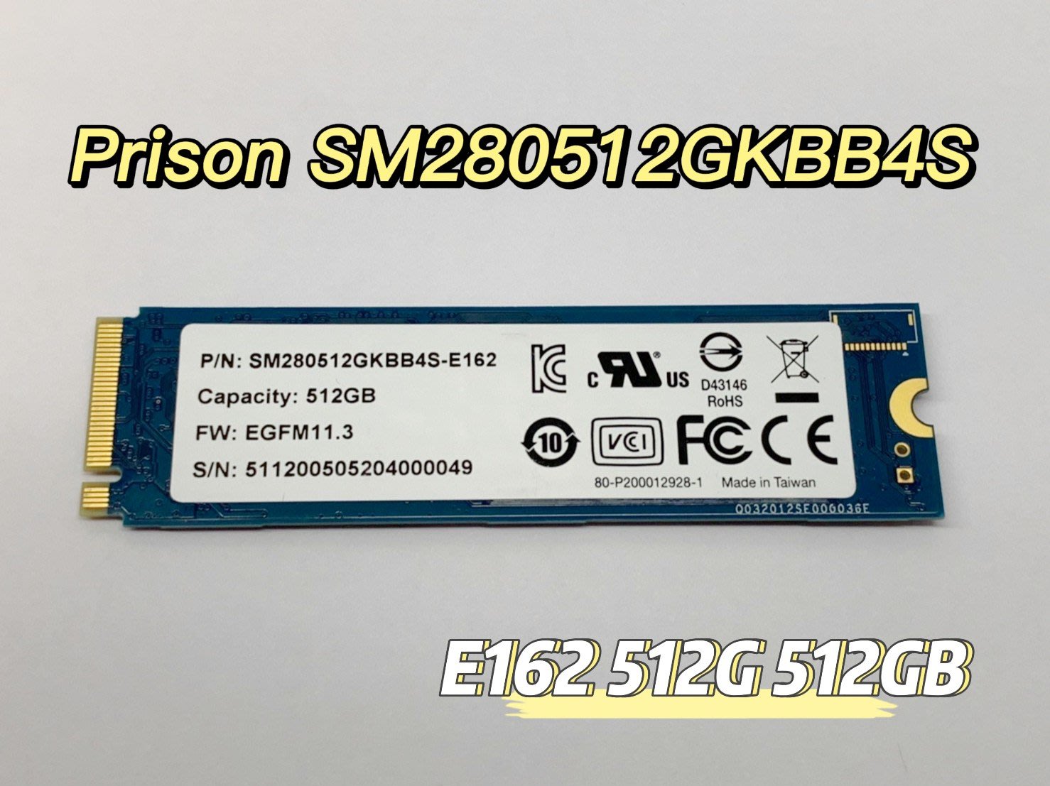 PHISON SM280512GKBB4S-E162 512G 512GB 】PCIe3.0 NVMe M.2 | Yahoo拍賣