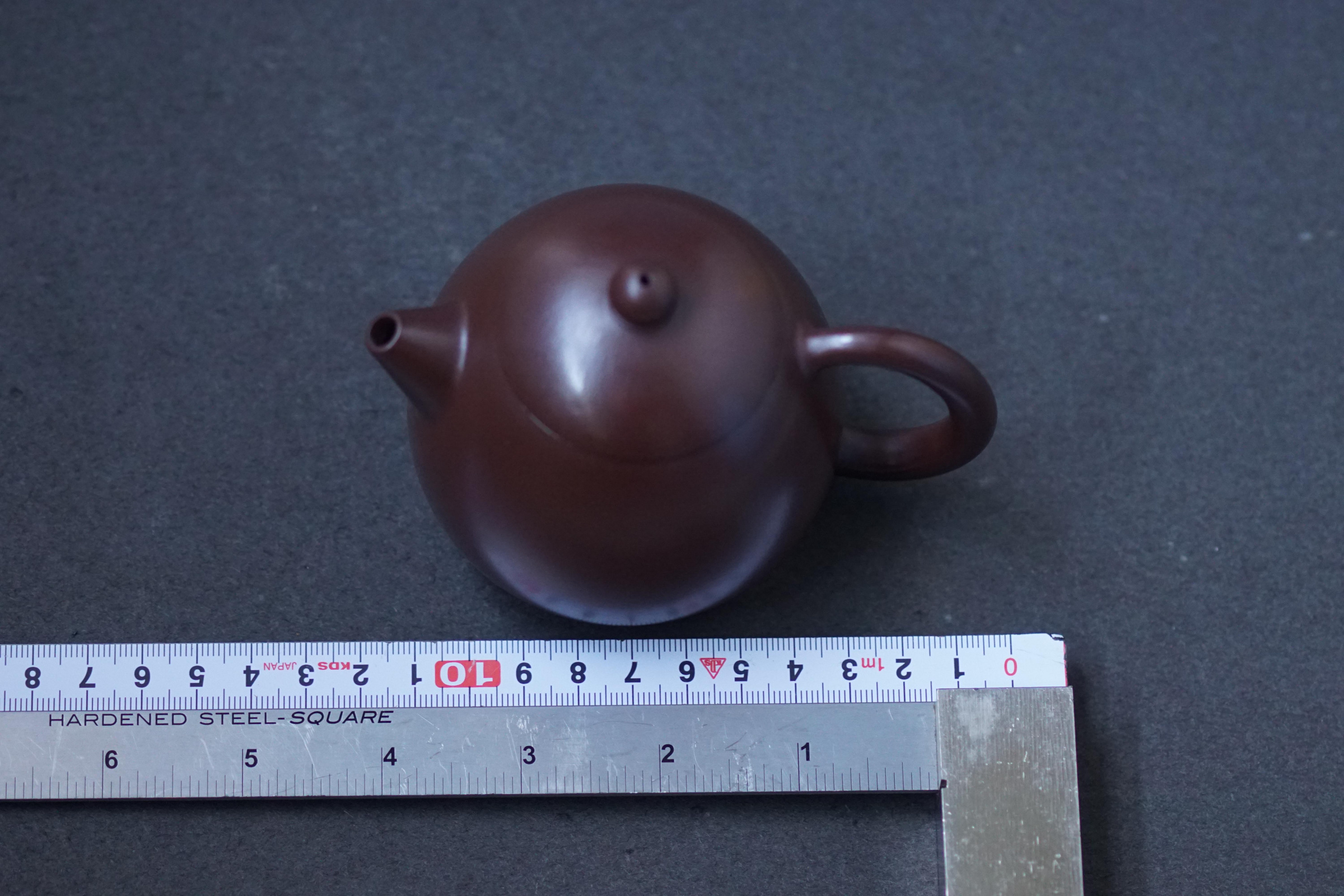 敦敦壺】-【周國君製】名家工藝美術師~龍旦壺~200cc紫砂茶壺(T1639