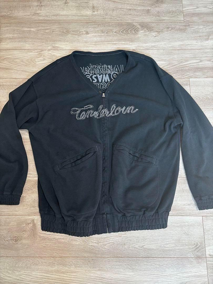 嚴選TENDERLOIN Moss StitchZip-up Jacket 胸口刺繡Logo 大號XL 醫療風