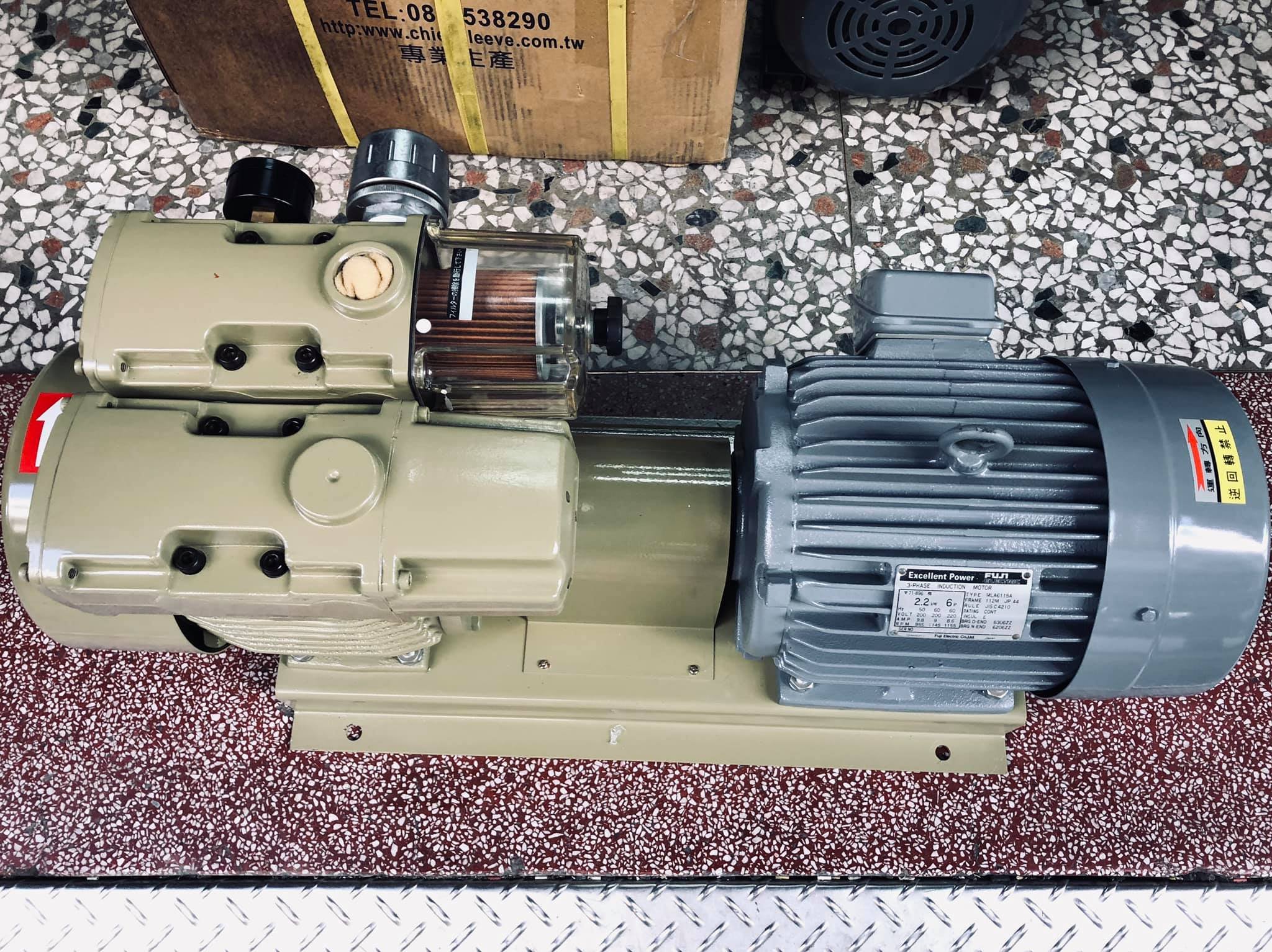 日本外匯整理品 ORION DRY PUMP KRA-8(3HP)標準型乾式真空幫浦/真空機/印刷機/真空拔罐/真空吸盤