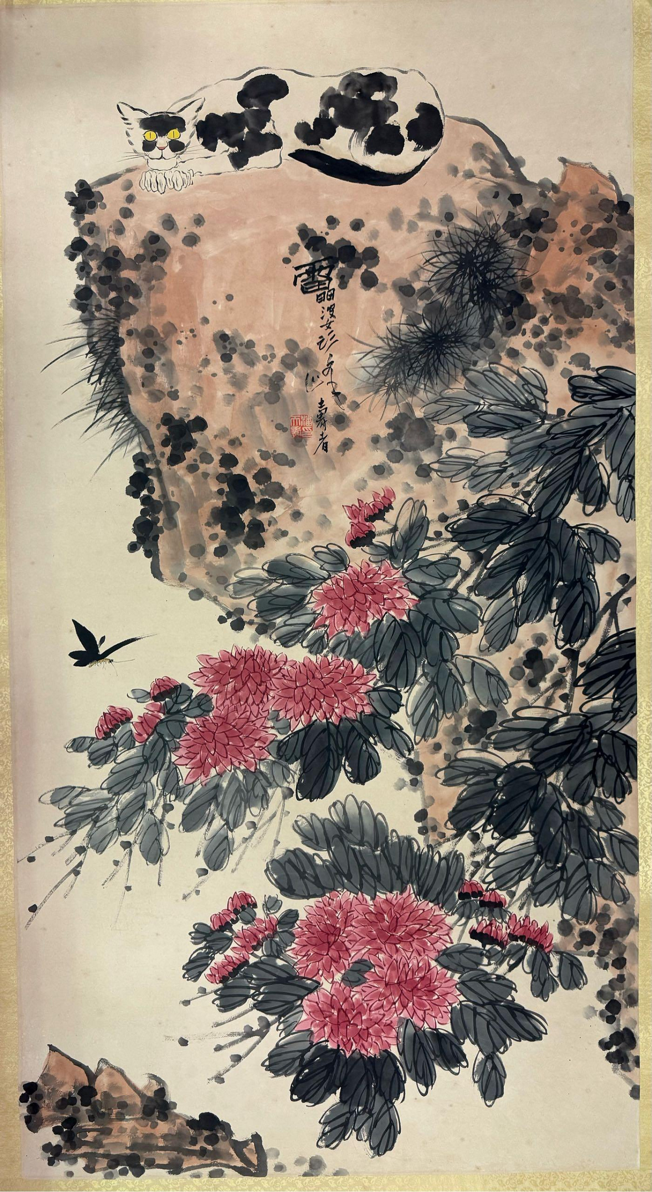 潘天壽 花鳥圖 近現代水墨大師-潘天壽-花鳥| Yahoo拍賣