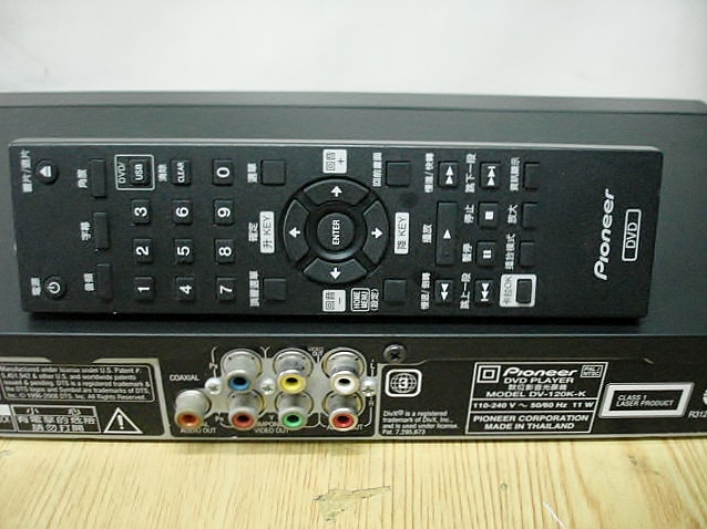 小劉家電】PIONEER USB DVD放影機,DV-120K-K型| Yahoo拍賣