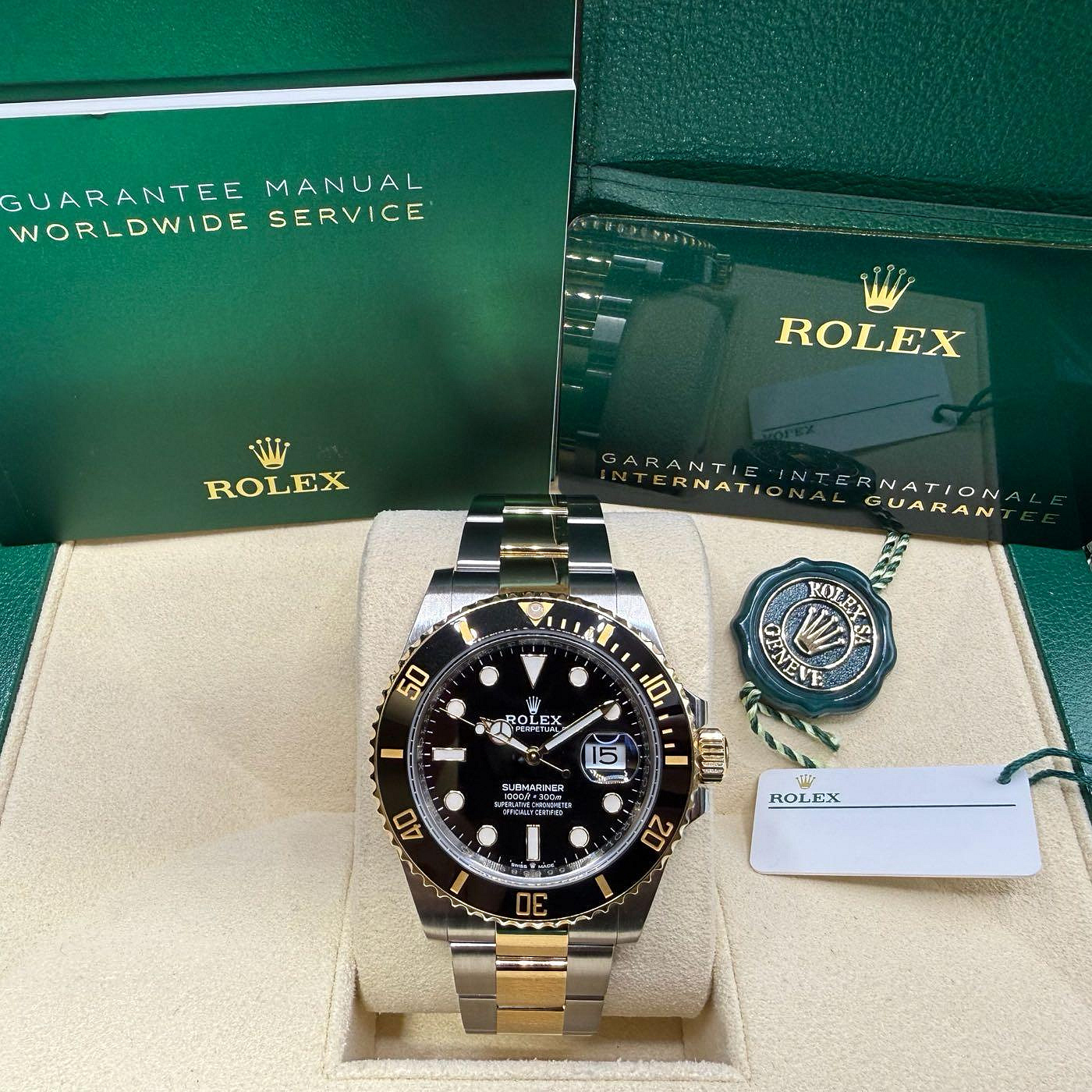 【JD WATCH】ROLEX勞力士 Submariner 126613LN 半金黑水鬼（2025年）