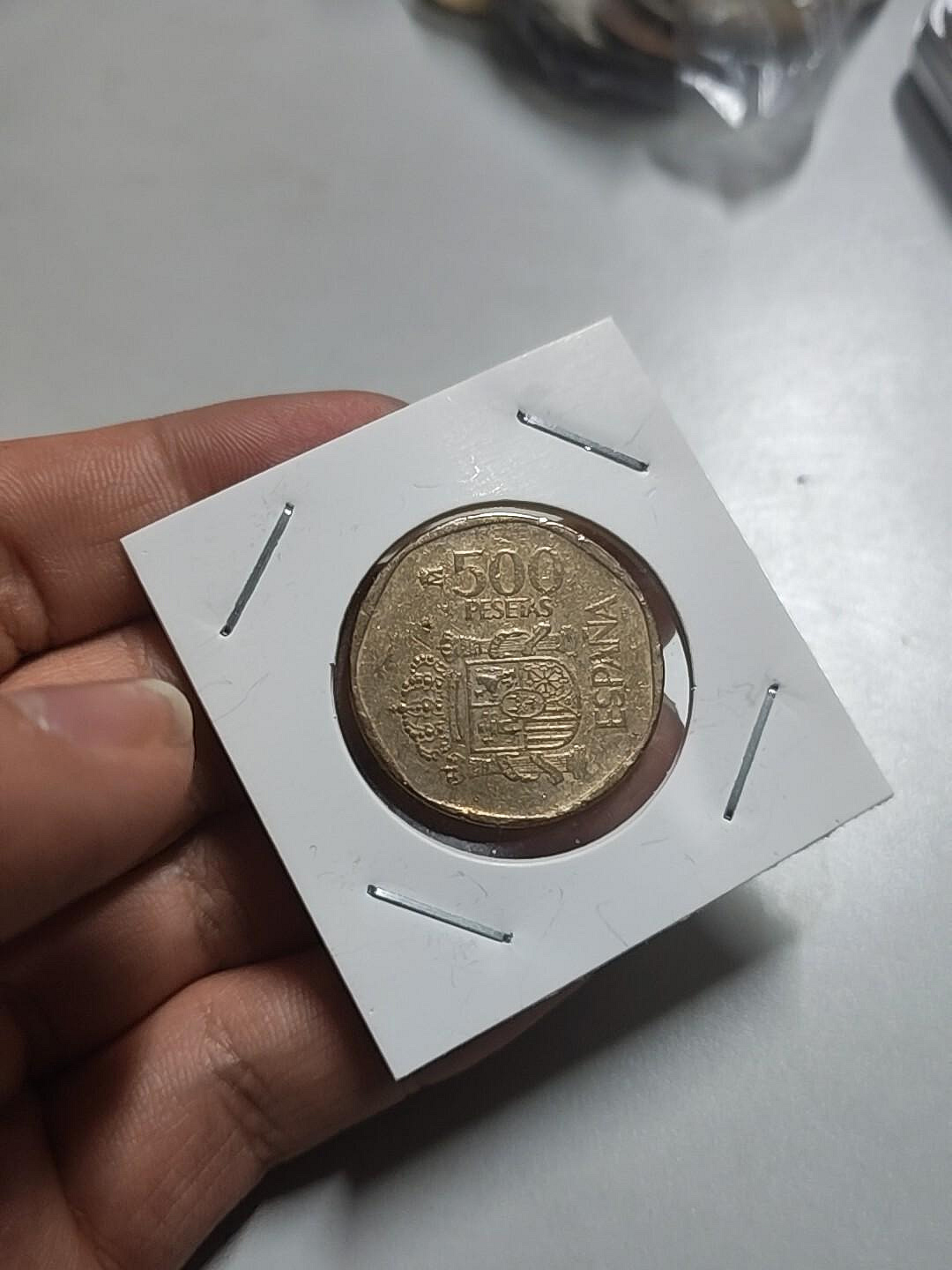 嚴選西班牙1927年500比塞塔硬幣，自然包漿保養佳，適合古蹟收藏愛好者1927年西班牙金幣| Yahoo拍賣