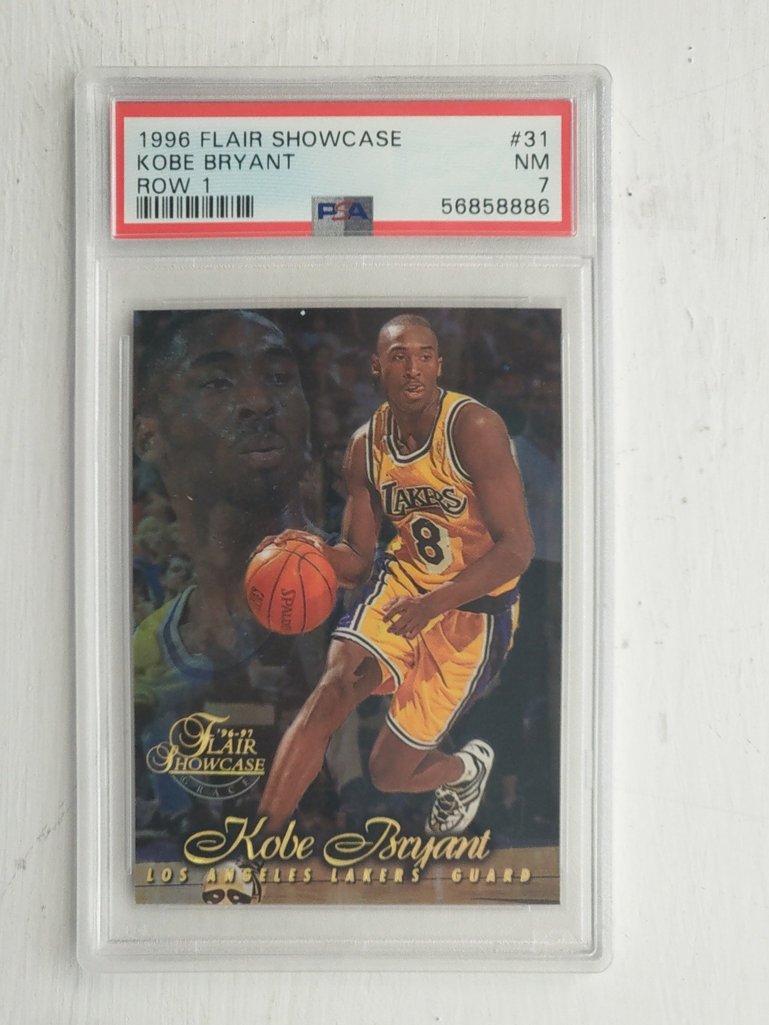 1996-97 Flair Showcase Row 1 #31 Kobe Bryant PSA7 | Yahoo拍賣
