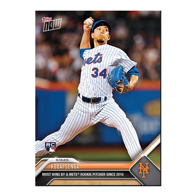topps now 千賀滉大 #385 MLB 2023 トップスナウ 16 千賀滉大球員卡2023 MLB TOPPS NOW Card 702 隊史16年後最多勝