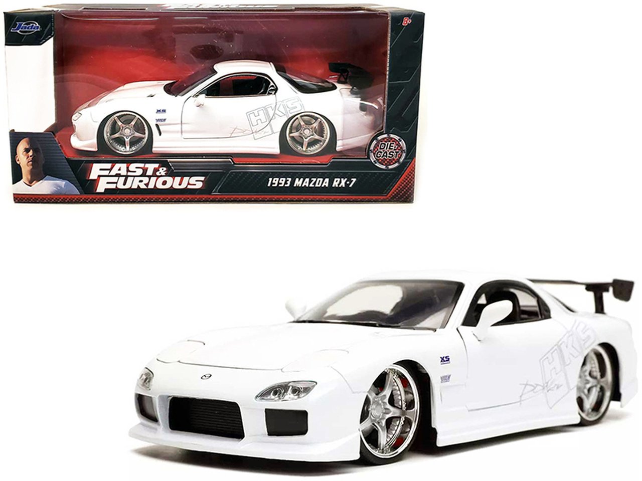 ミニカー Jada Toys JDM TUNERS 1993 MAZDA RX-7 楽天市場】JADATOYS JDM TUNERS[ 1993 MAZDA RX-7 HKS Yellow ]JADA